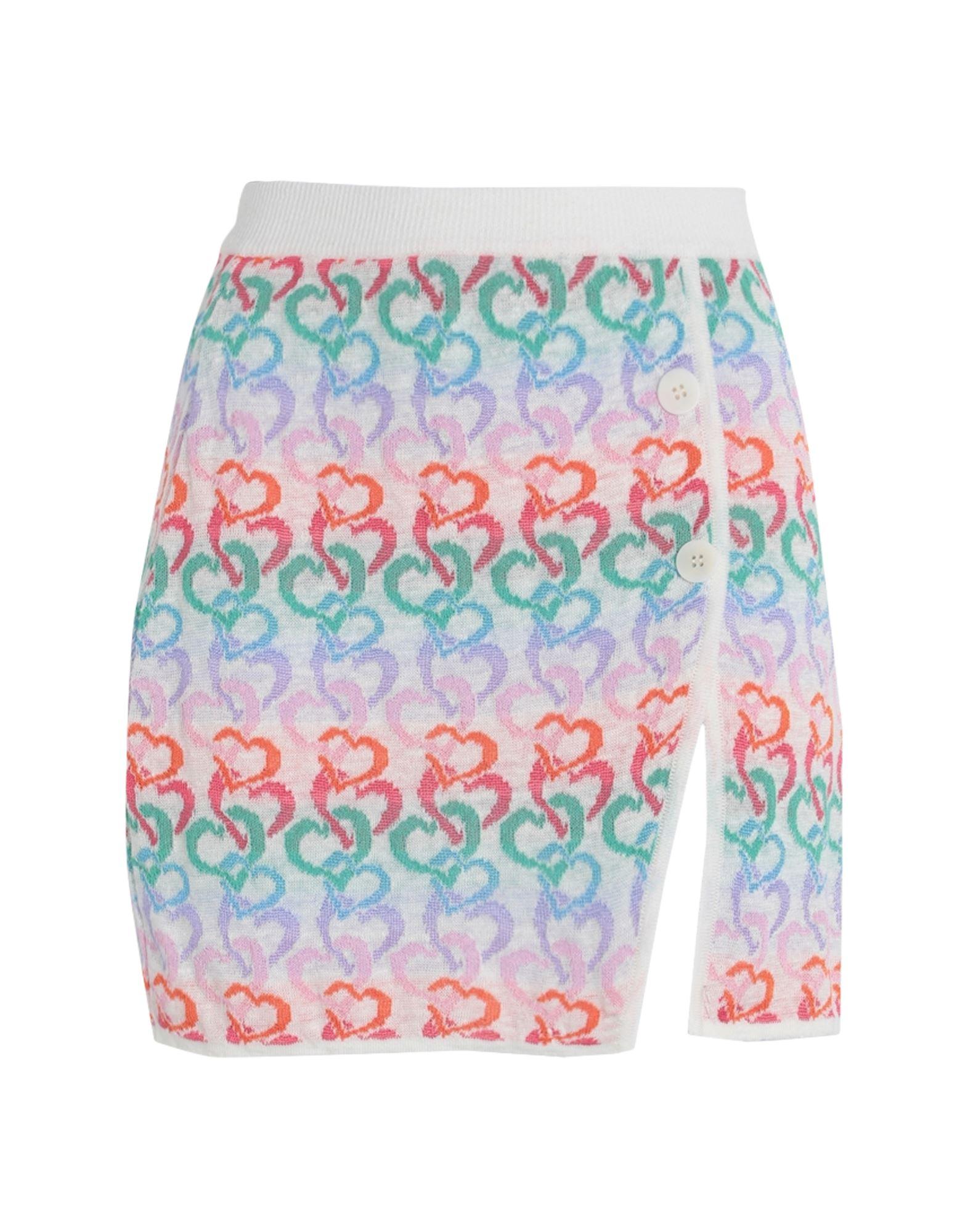 ミニスカート MARCO RAMBALDI Embroidered mohair blend mini skirt Marco Rambaldi Embroidered Mohair Blend Mini Skirt In Pink