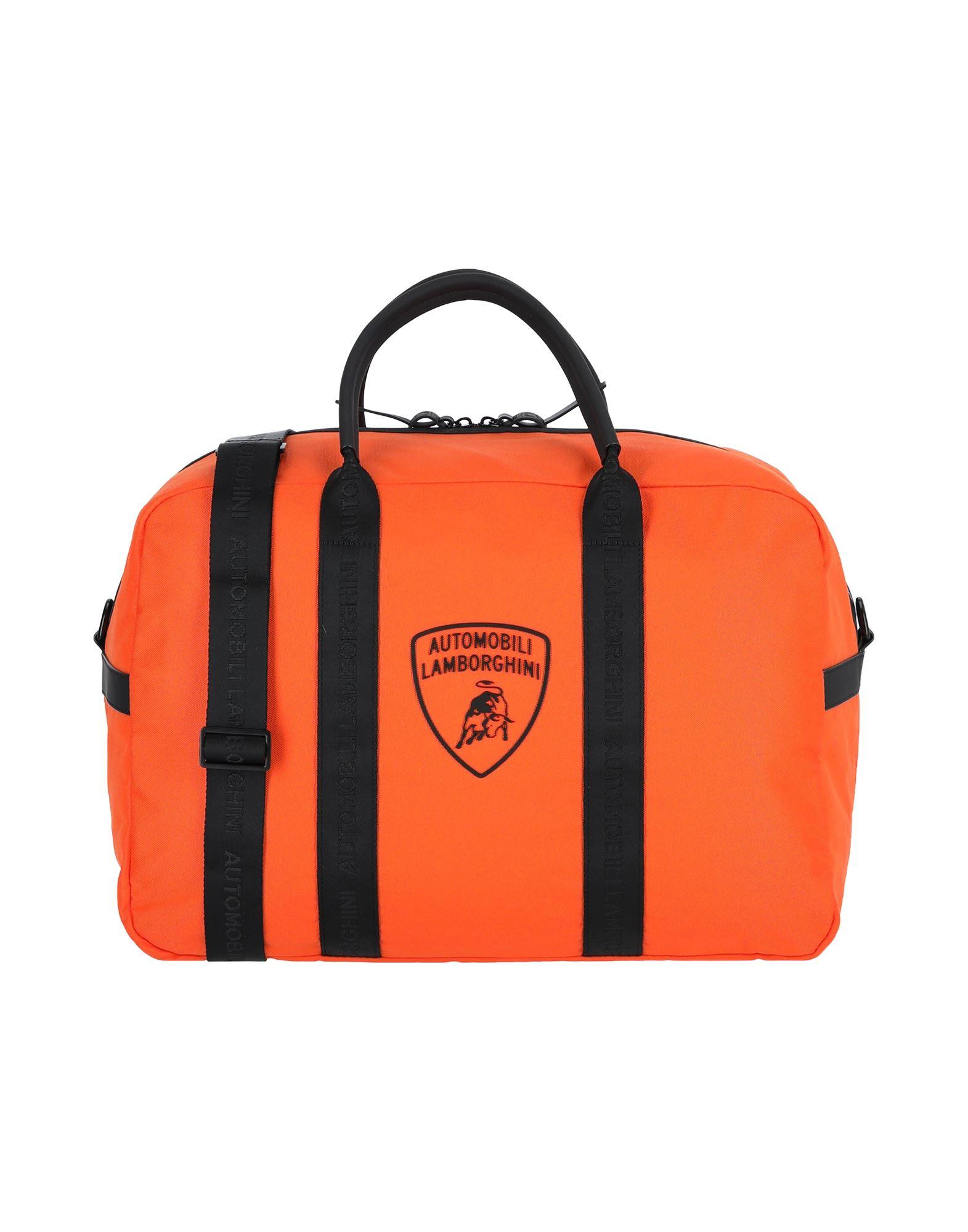 Automobili Lamborghini Duffel Bags in Orange | Lyst
