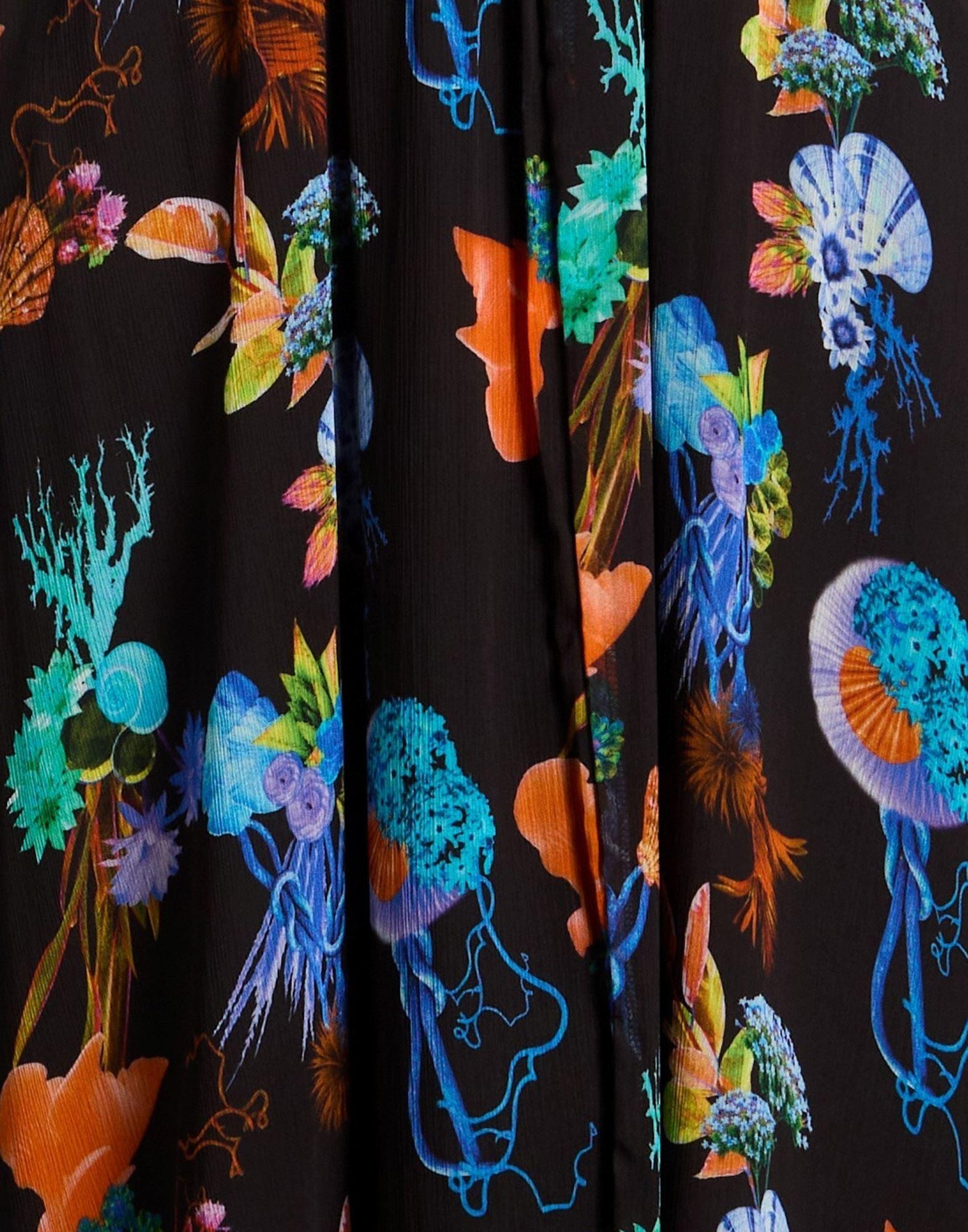 chinese dress ladies Fuzzi Printed Mesh Maxi M-XL  OMNIA