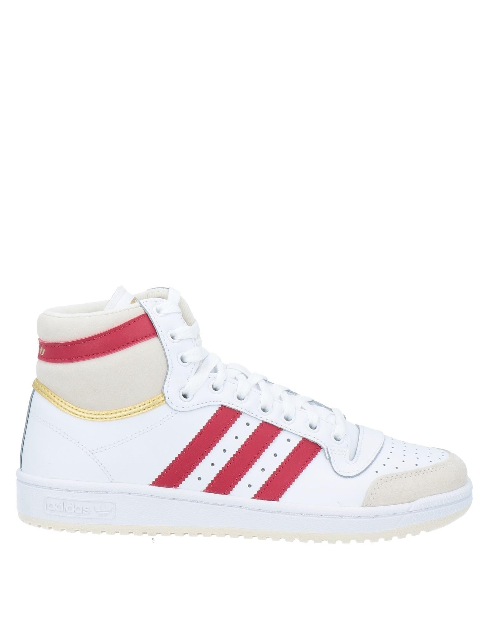 adidas Originals Leather Trainers in White for Men | Lyst