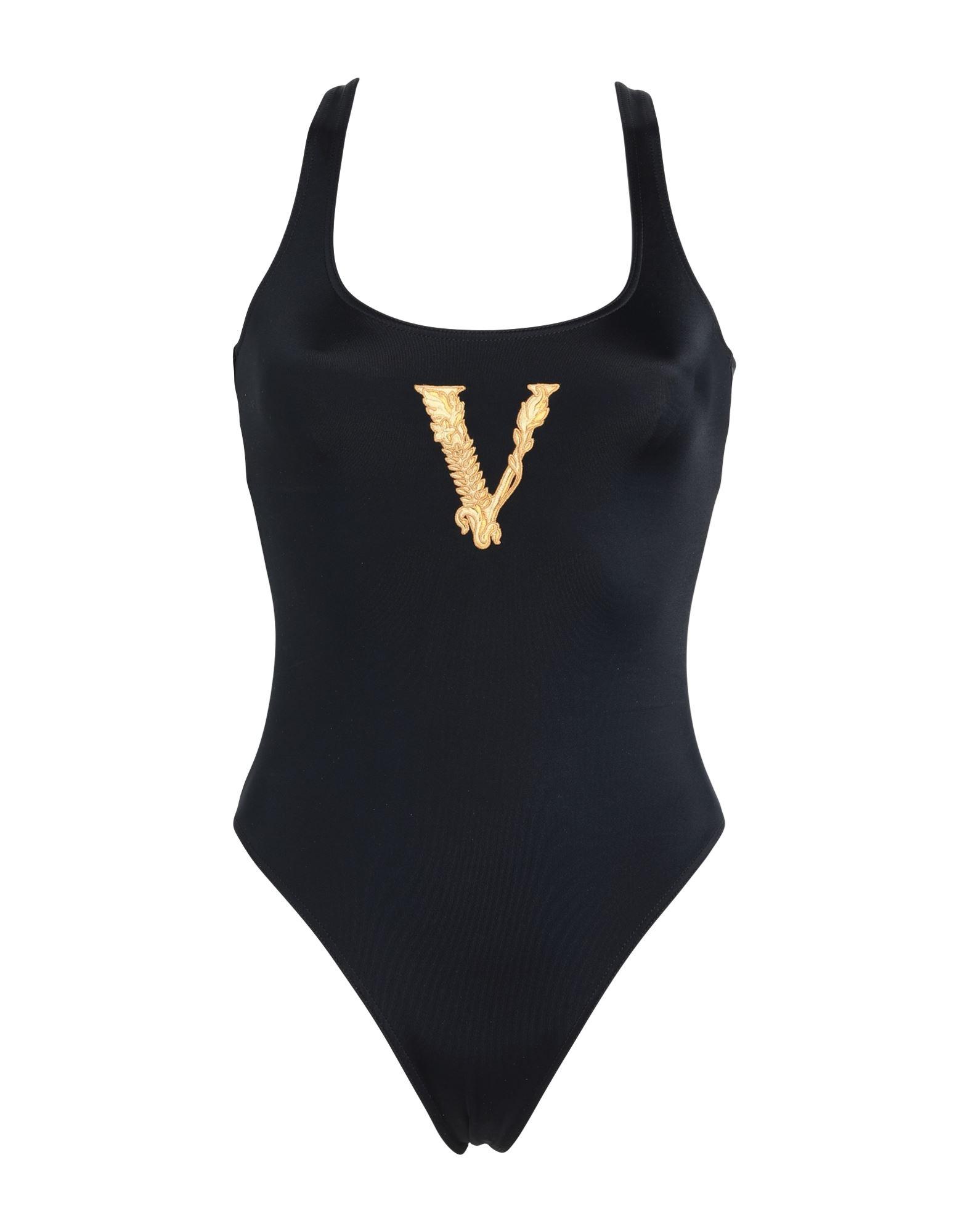Versace One-piece Swimsuit in Black | Lyst