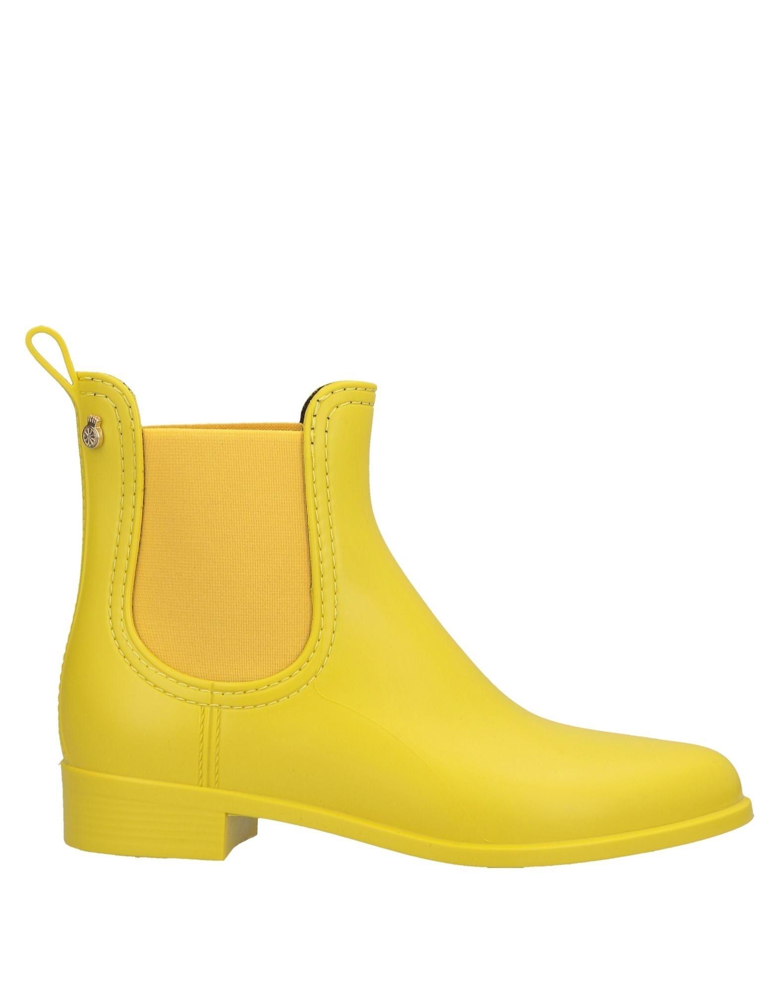 yellow chelsea boots
