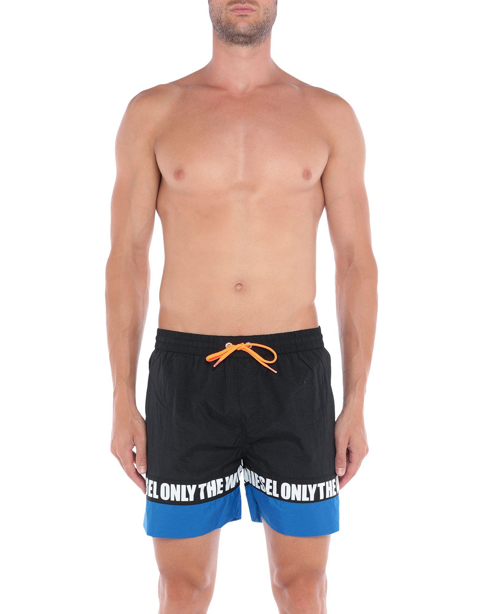 DIESEL Swim Trunks in Black for Men Lyst