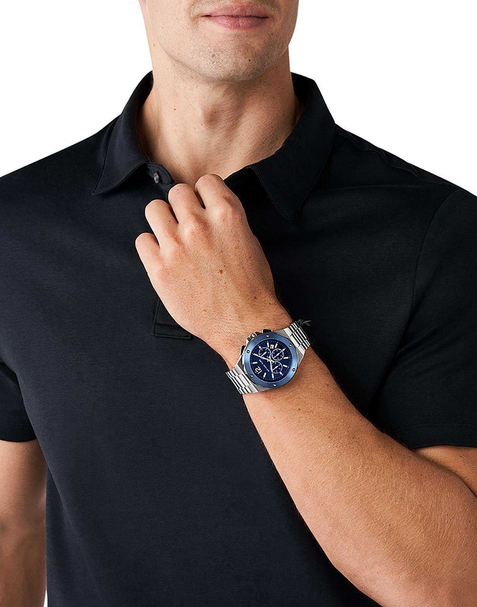 Michael Kors Wrist Watch in Blue for Men | Lyst
