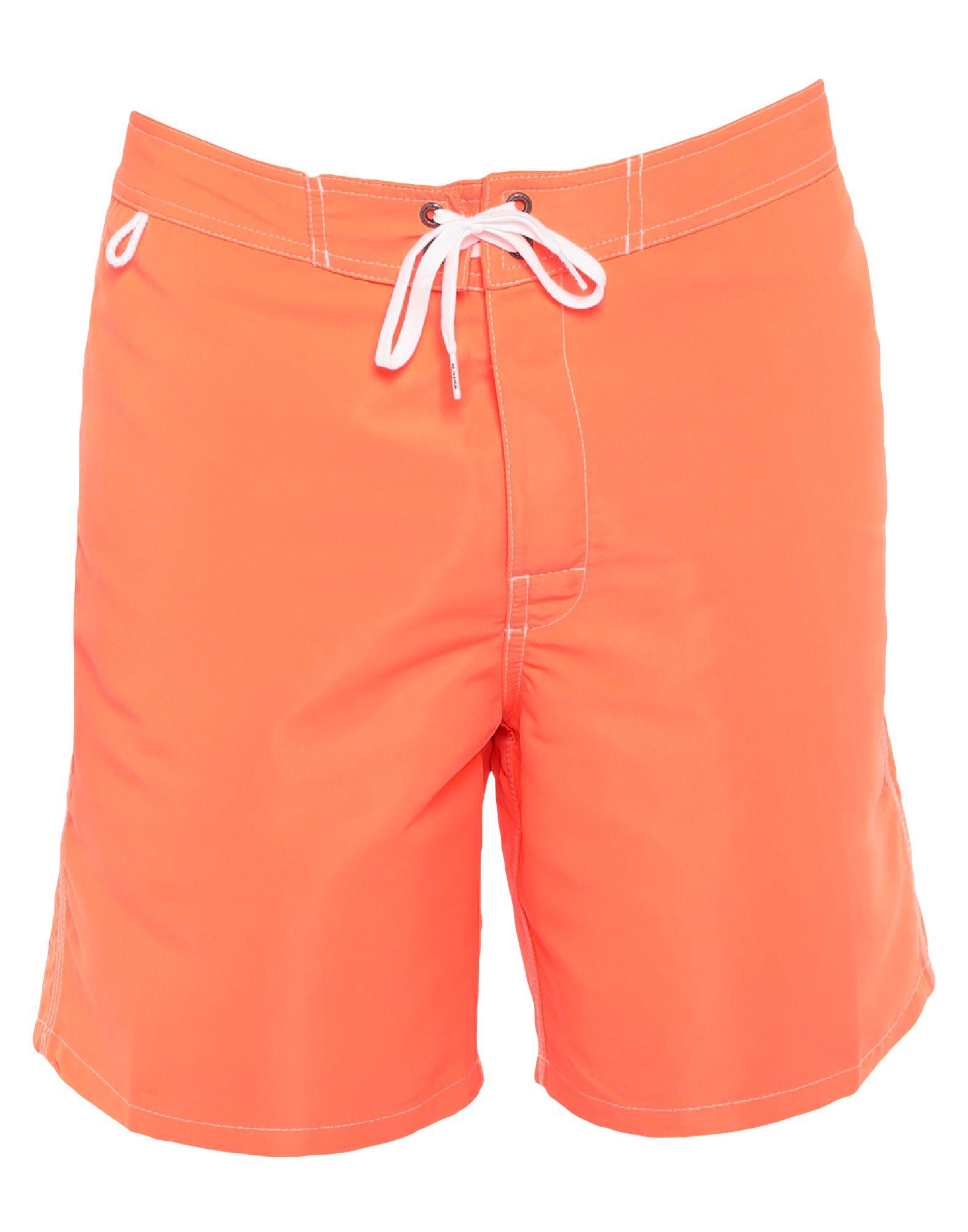 Sundek Synthetic Swim Trunks in Coral (Orange) for Men - Lyst