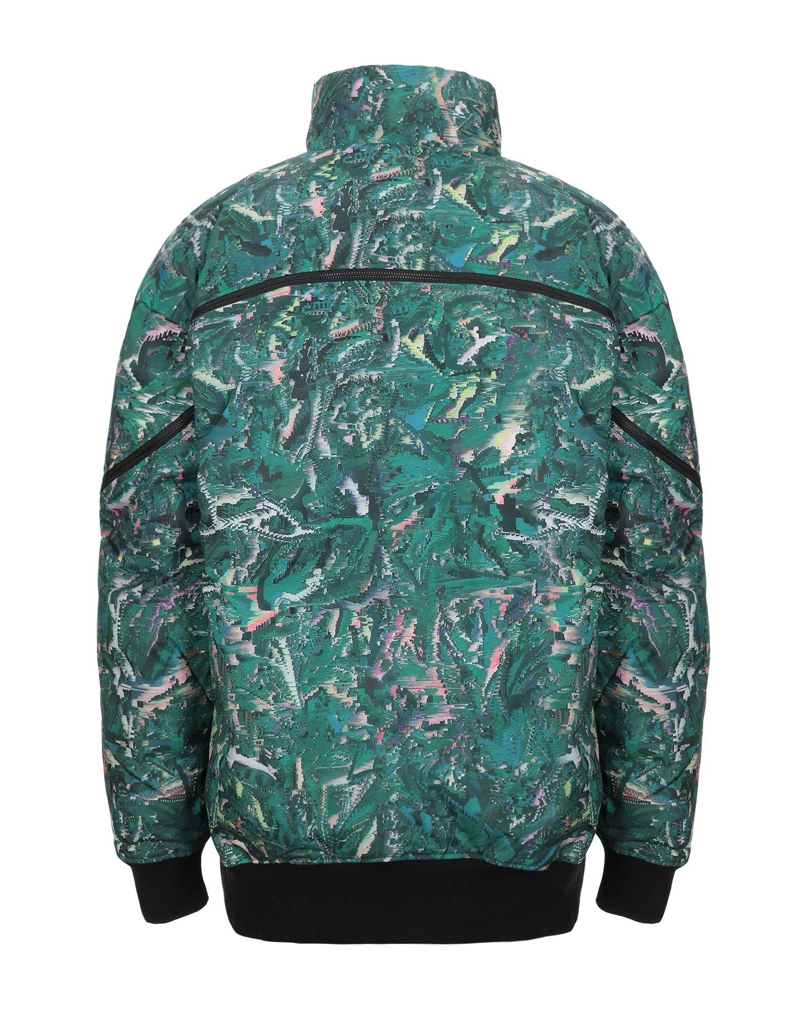 Y-3 Synthetic Down Jacket in Green for Men - Lyst
