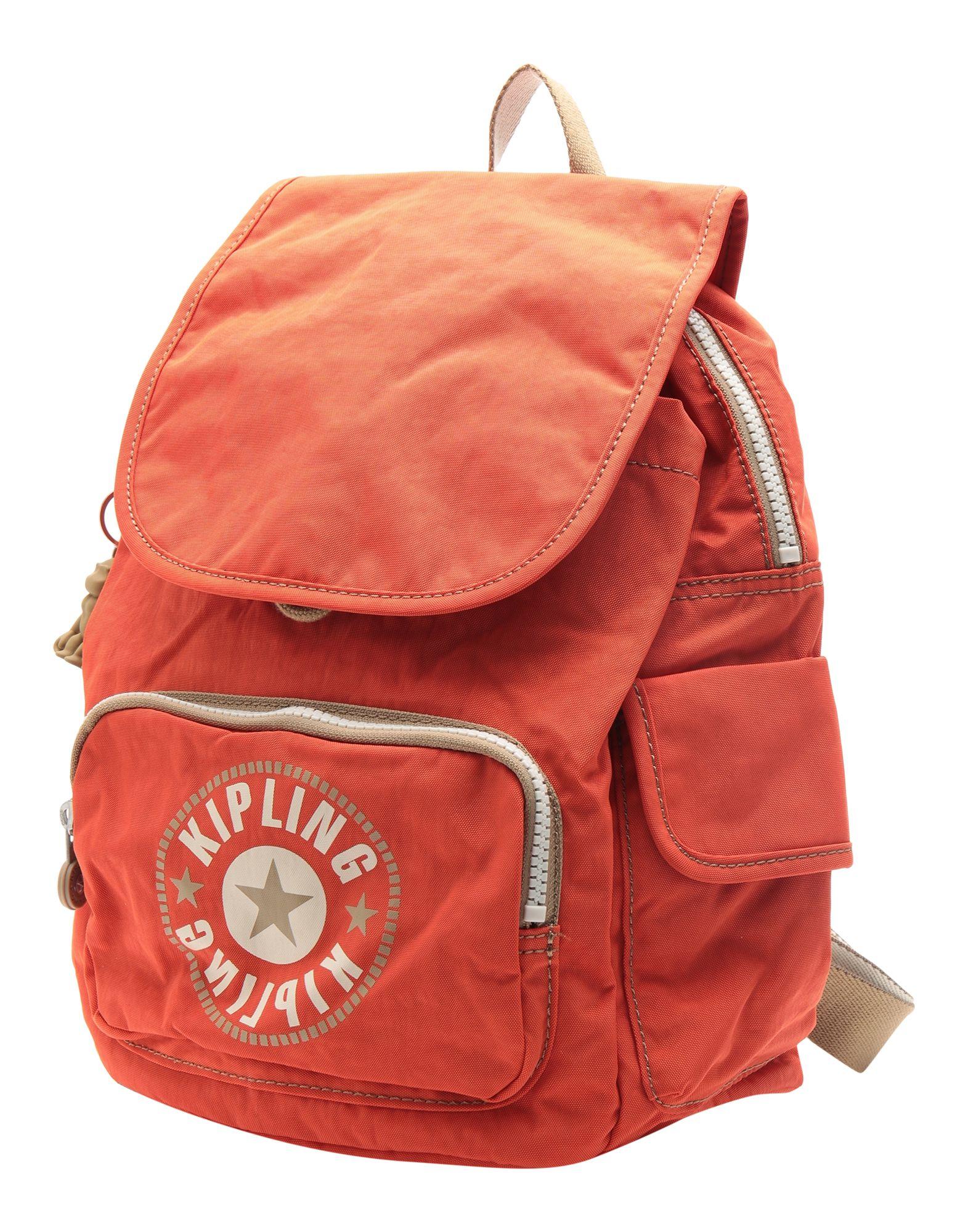 kipling orange backpack