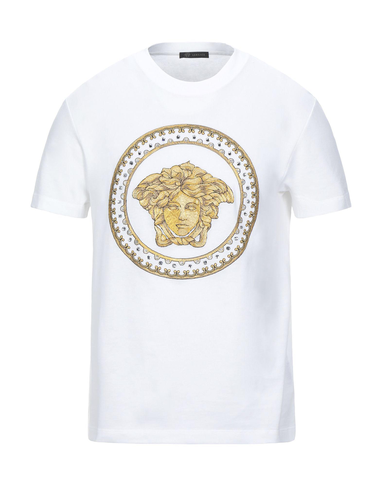 Versace T-shirt in White for Men - Lyst