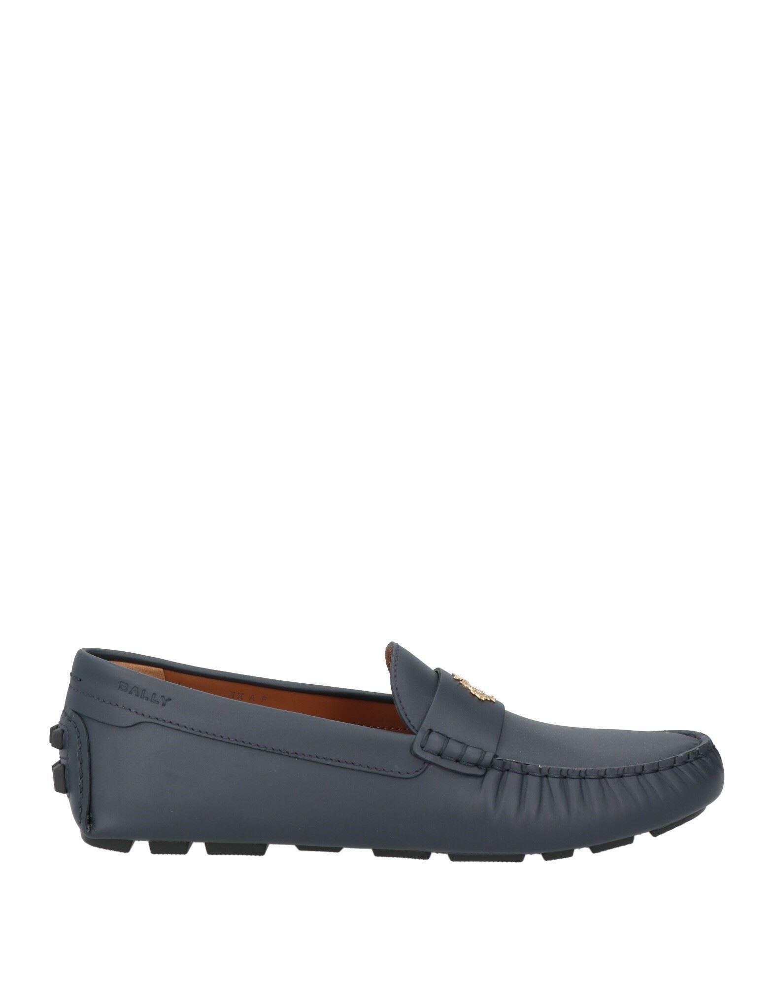 Bally Blue and White Loafers Slip-Ons $595 Mens Light Blue Bally Leather Drivers Loafers Shoes Sz  main image 3