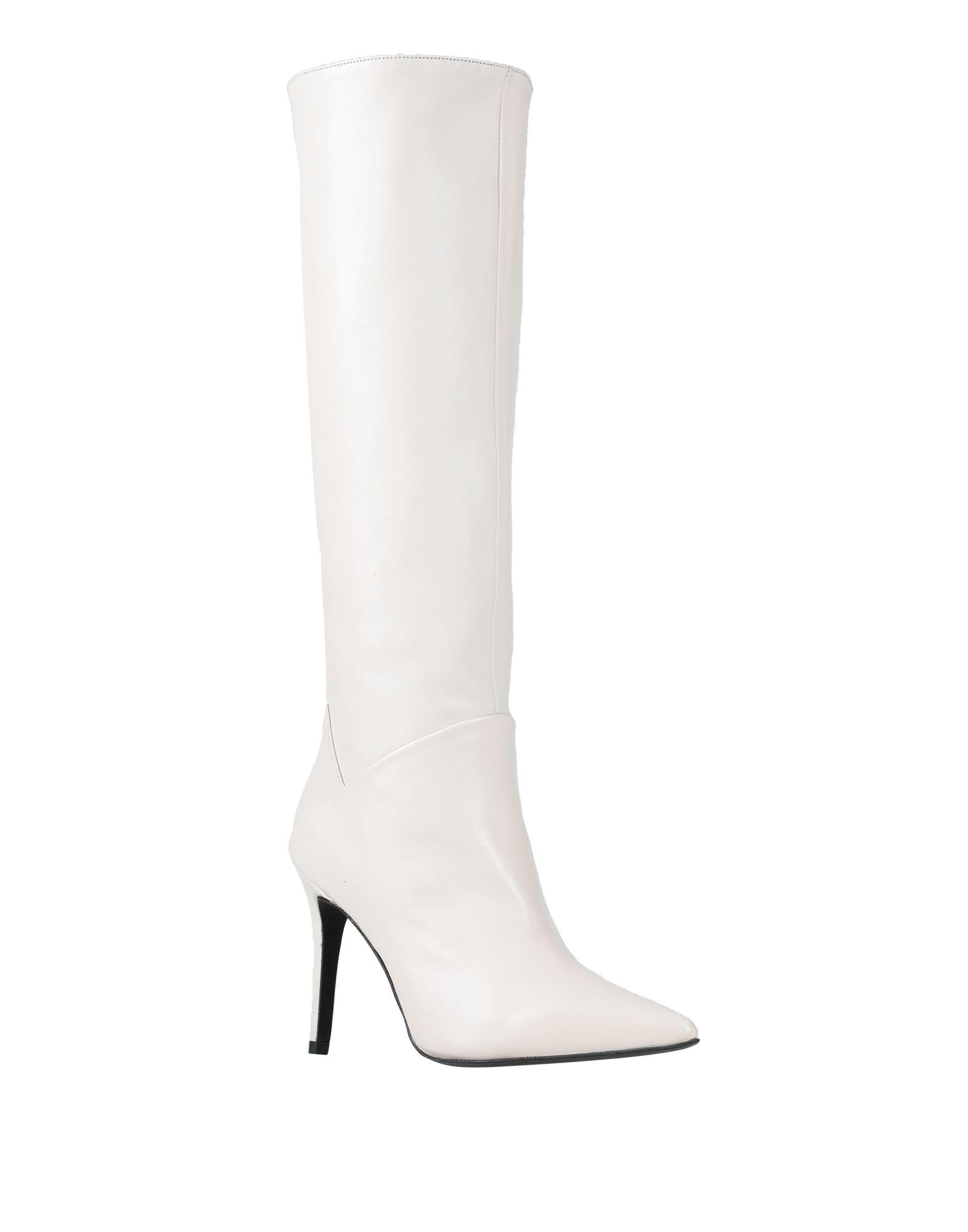 Stele Knee Boots in White | Lyst