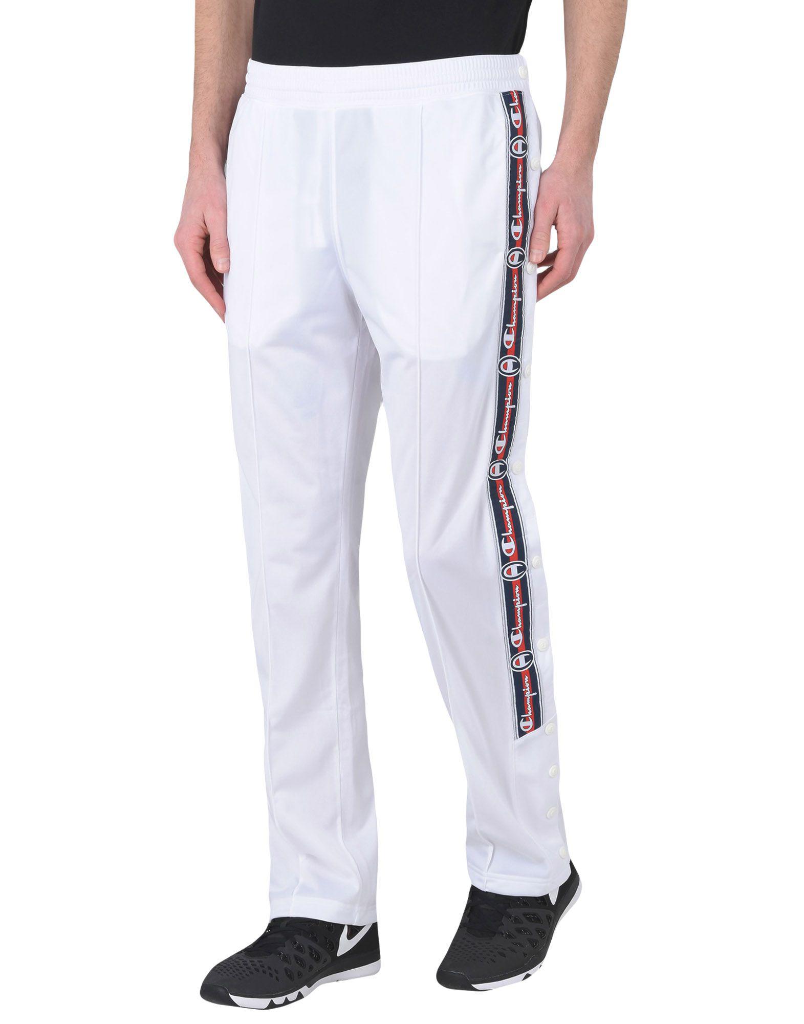 champion pants white