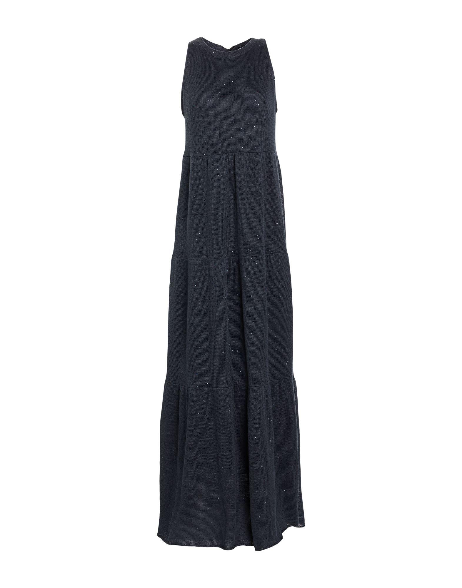 ワンピース BRUNELLO CUCINELLI MULTICOLOR MAXI DRESS Brunello Cucinelli - Mediterraneo Halter Wrap Silk Maxi Dress