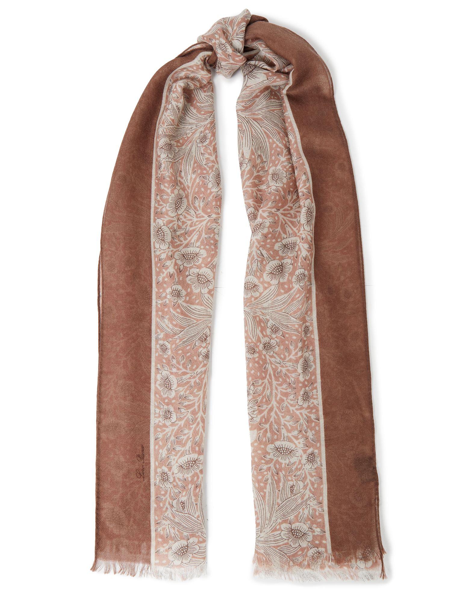 Loro Piana Flannel Scarf in Pastel Pink (Pink) | Lyst