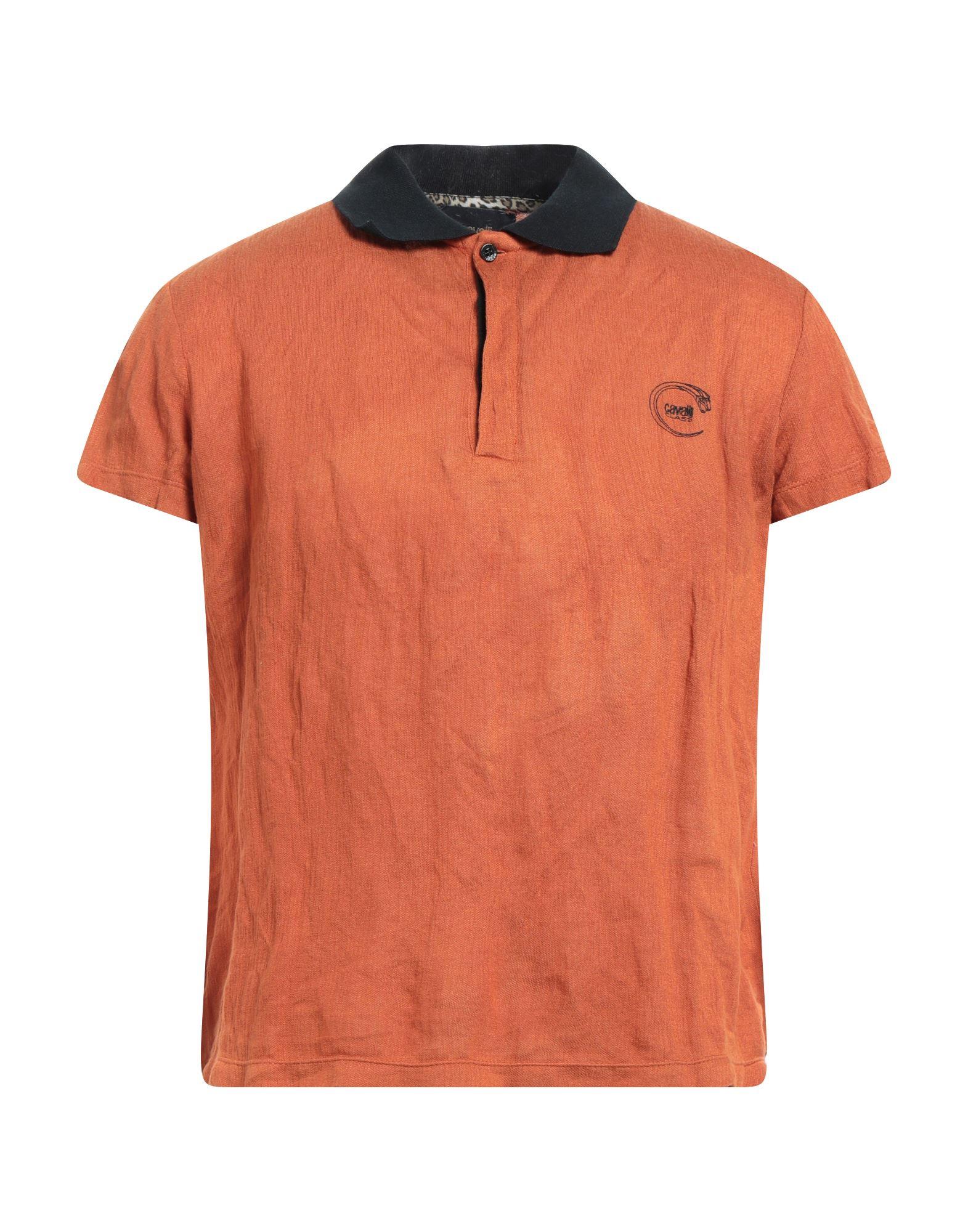 Class Roberto Cavalli Polo Shirt in Orange for Men | Lyst UK