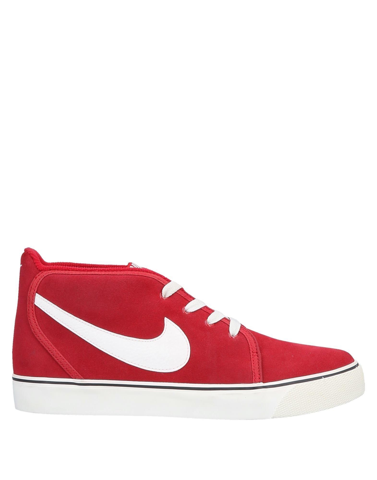 nike all red high tops