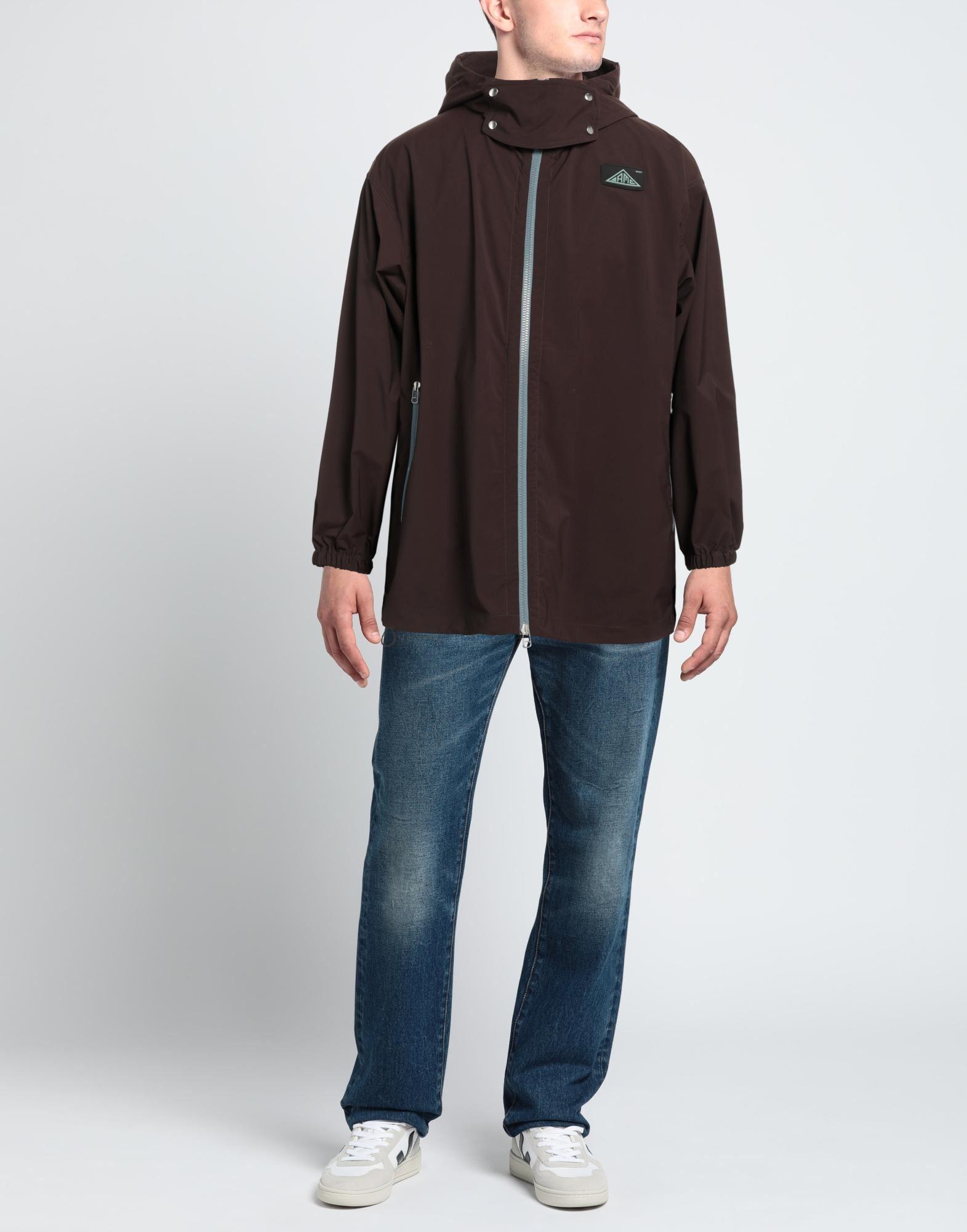 OAMC Logo-patch Hooded Jacket in Brown for Men | Lyst