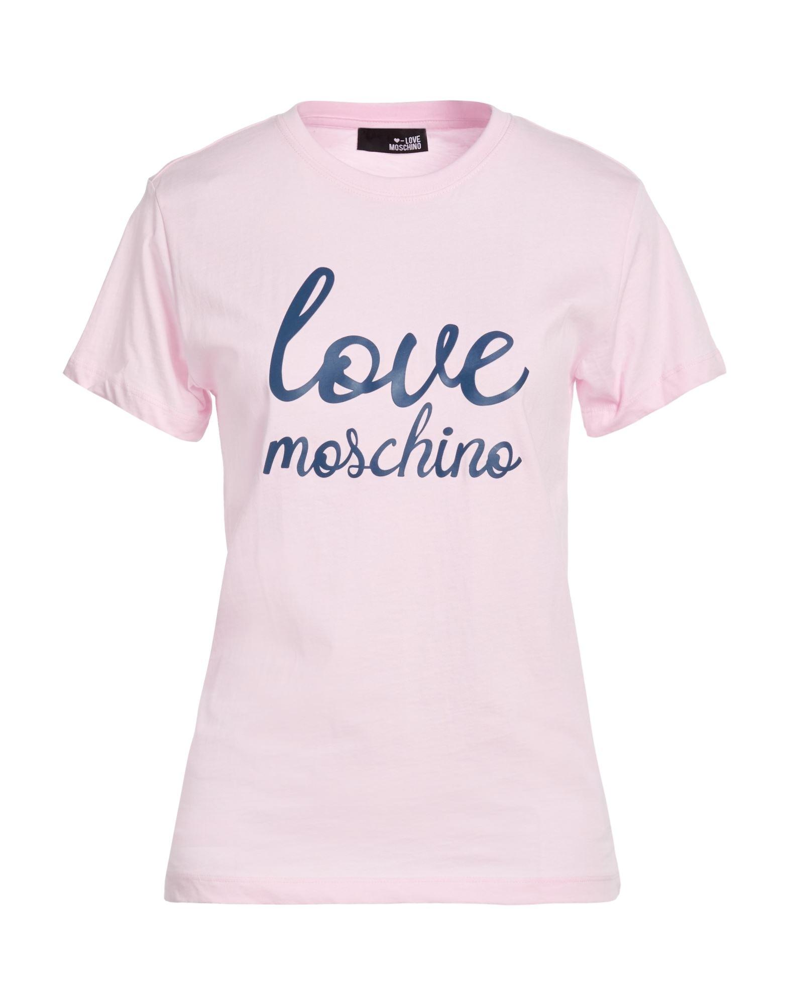 T-Shirt LOVE MOSCHINO Gris Avec Logo LOVE CHINO - Coton, Taille Regular, Neuf Avec Étiquettes