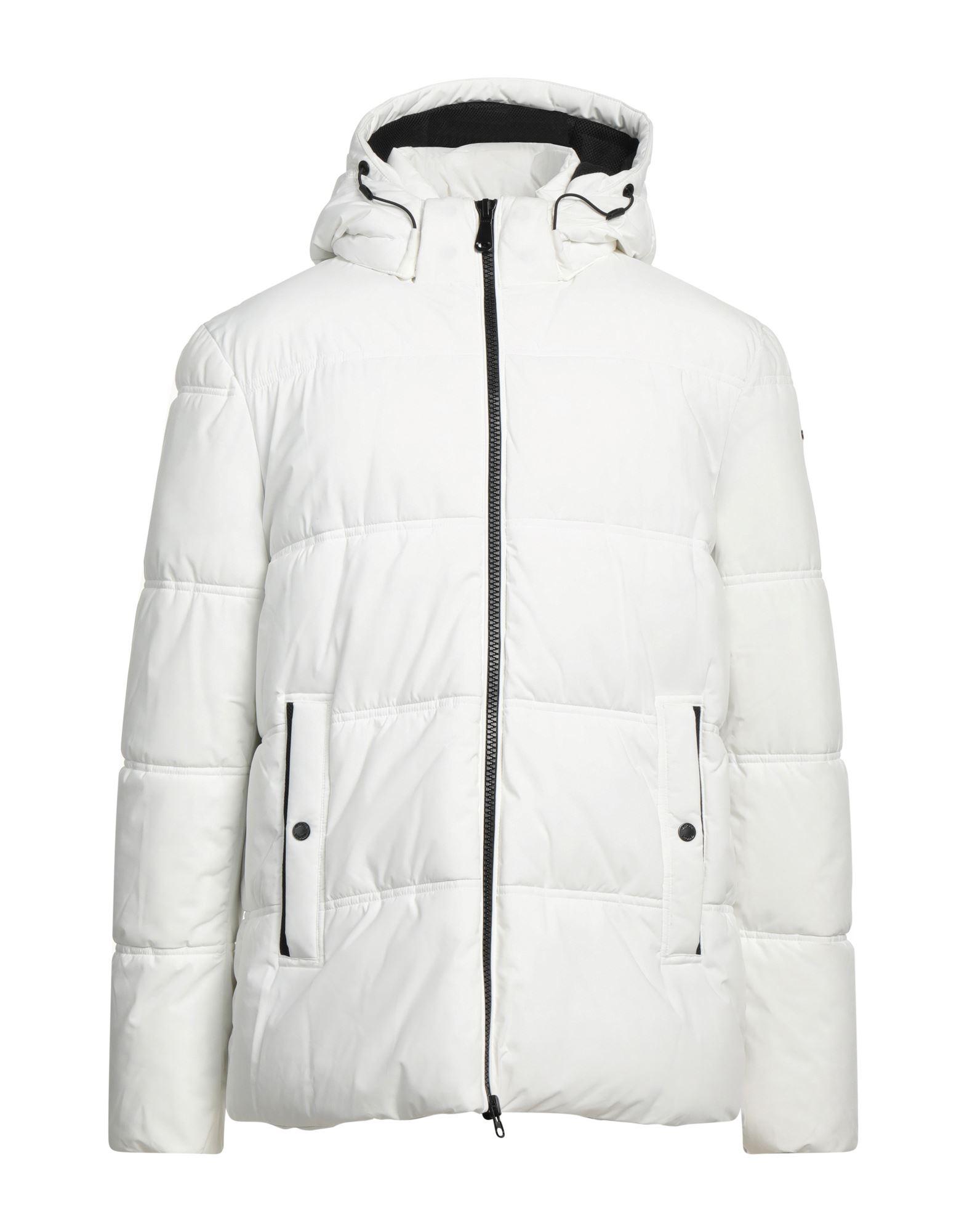 Geox Down Jacket in White for Men | Lyst