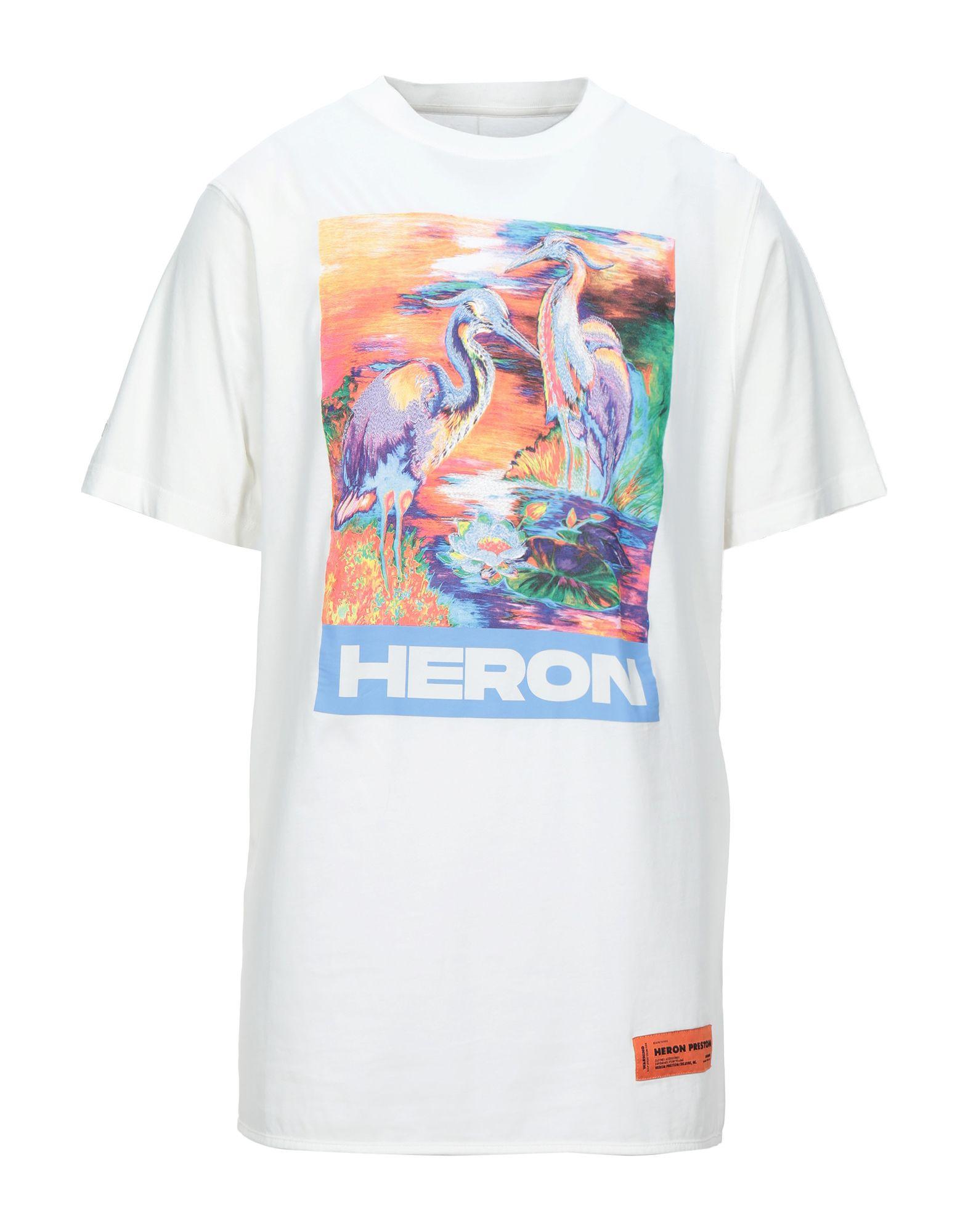 Heron Preston Cotton T-shirt in White for Men - Lyst