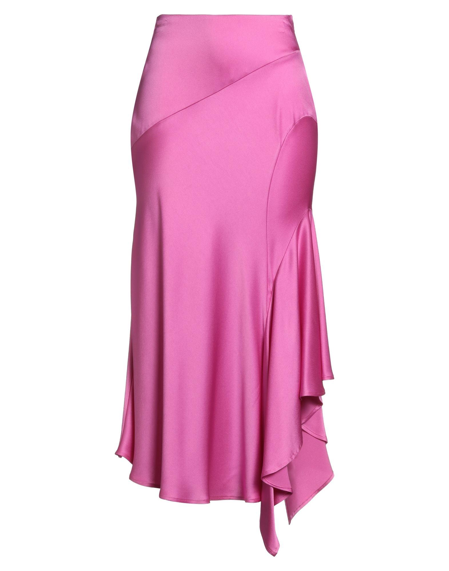 スカート SEMICOUTURE Satin skirt Rosa Semicouture Mid-length skirts for Women | Online Sale up to