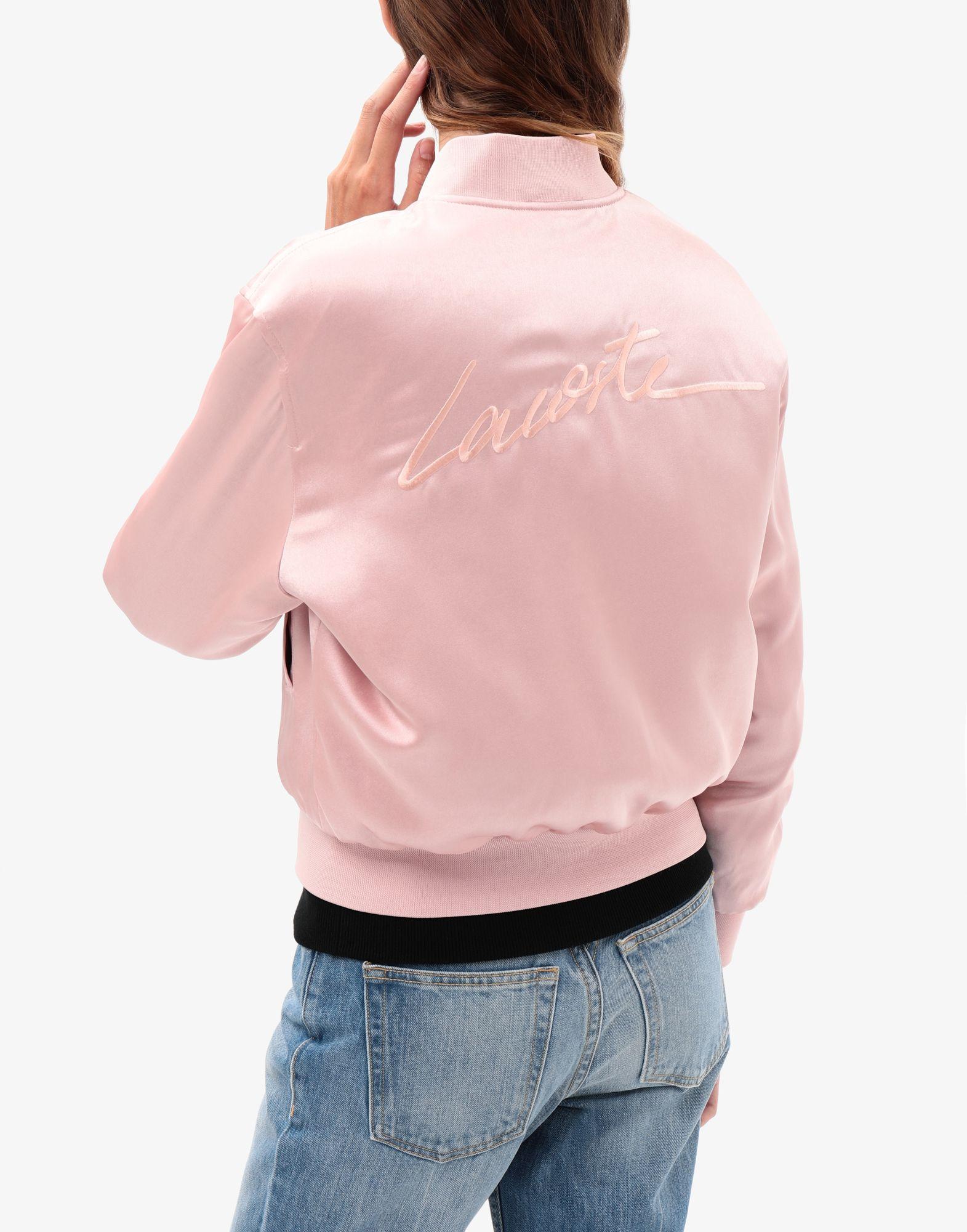 firkant jordnødder bjærgning Lacoste Jacket in Pink | Lyst UK