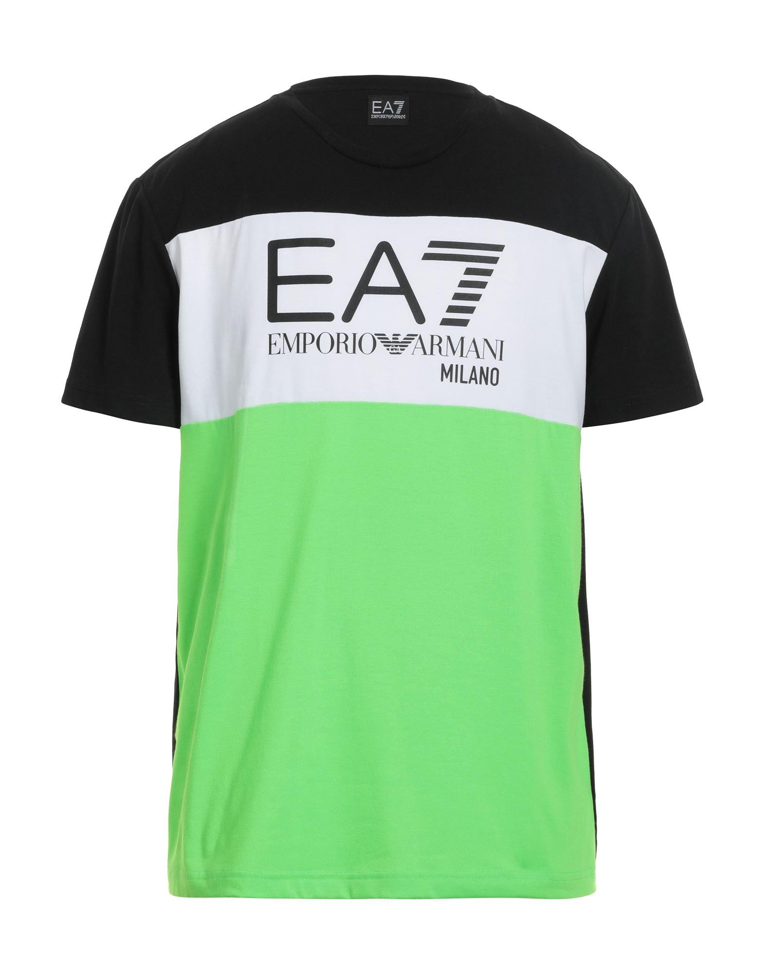 EA7 T-shirt in Green for Men | Lyst