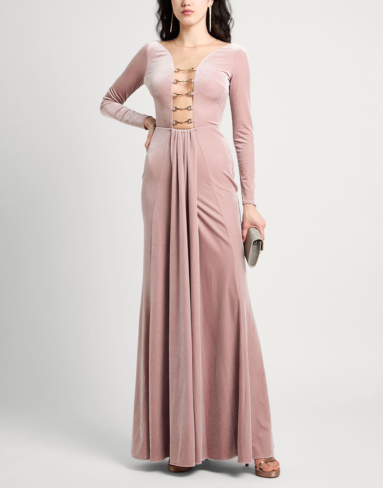 ELISABETTA FRANCHI★PINK LONG DRESS 28221457_57649992_322.jpg