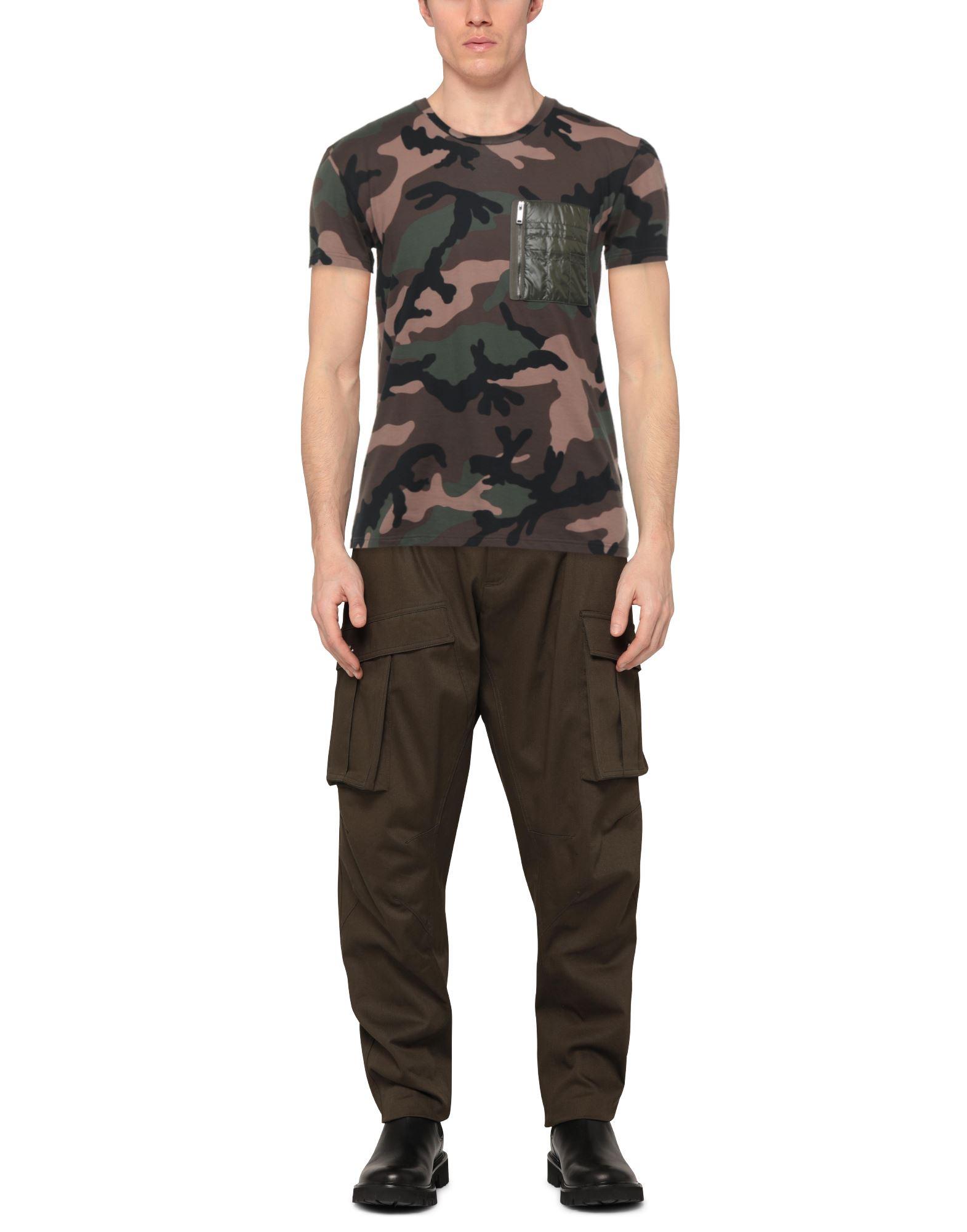 Valentino Cotton T-shirt in Military Green (Green) for Men - Lyst