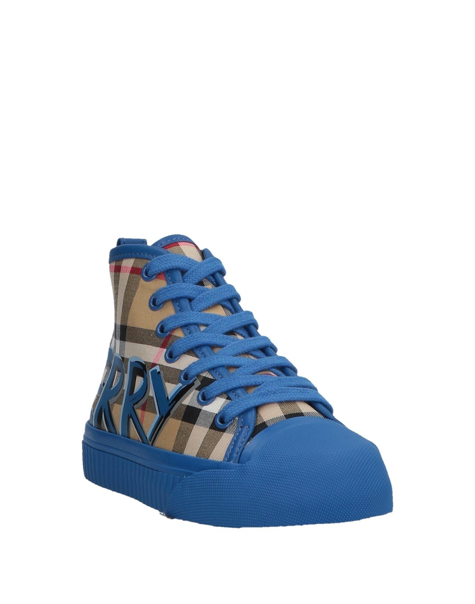 Burberry High-tops & Sneakers in Blue for Men | Lyst