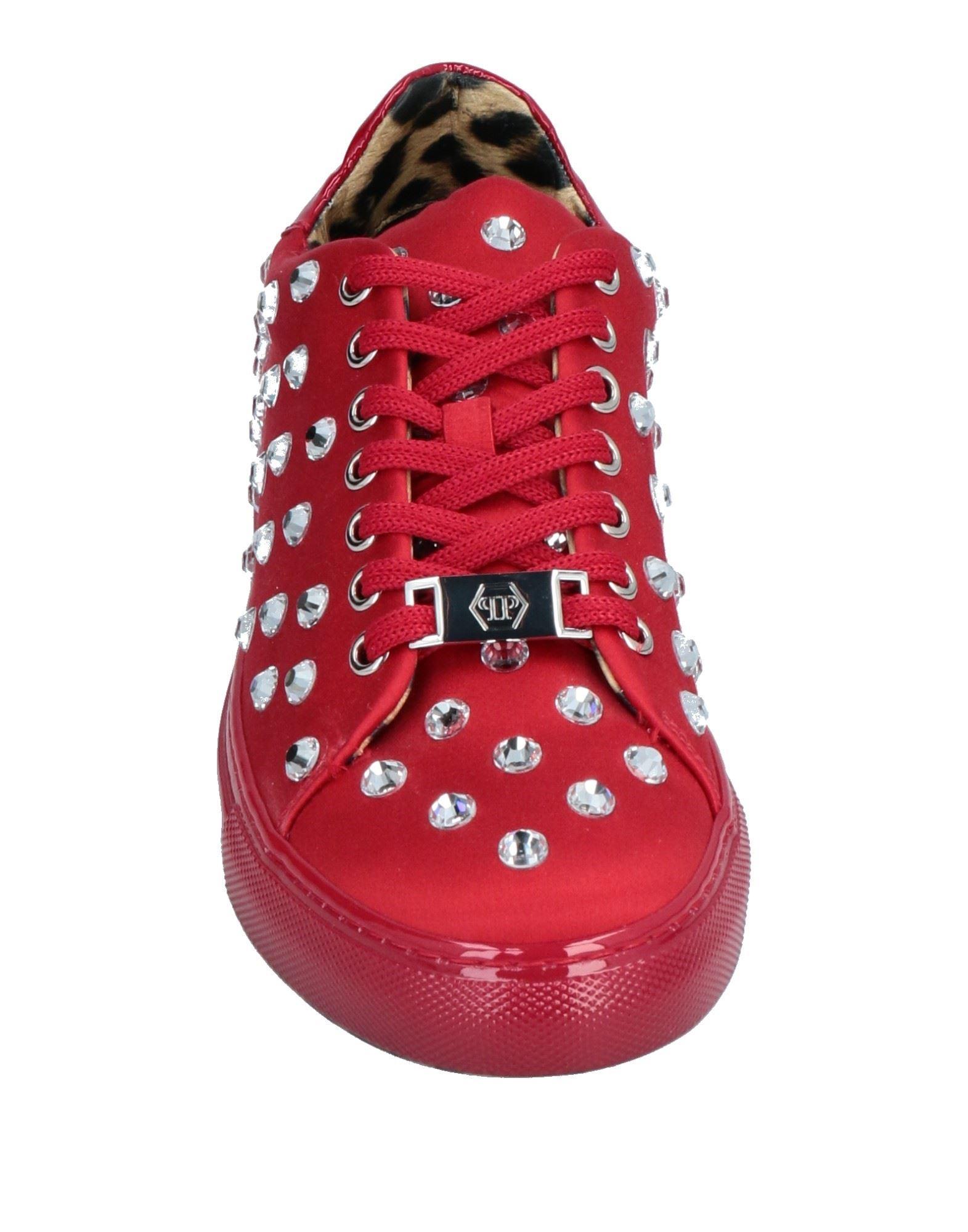 philipp plein red sneakers