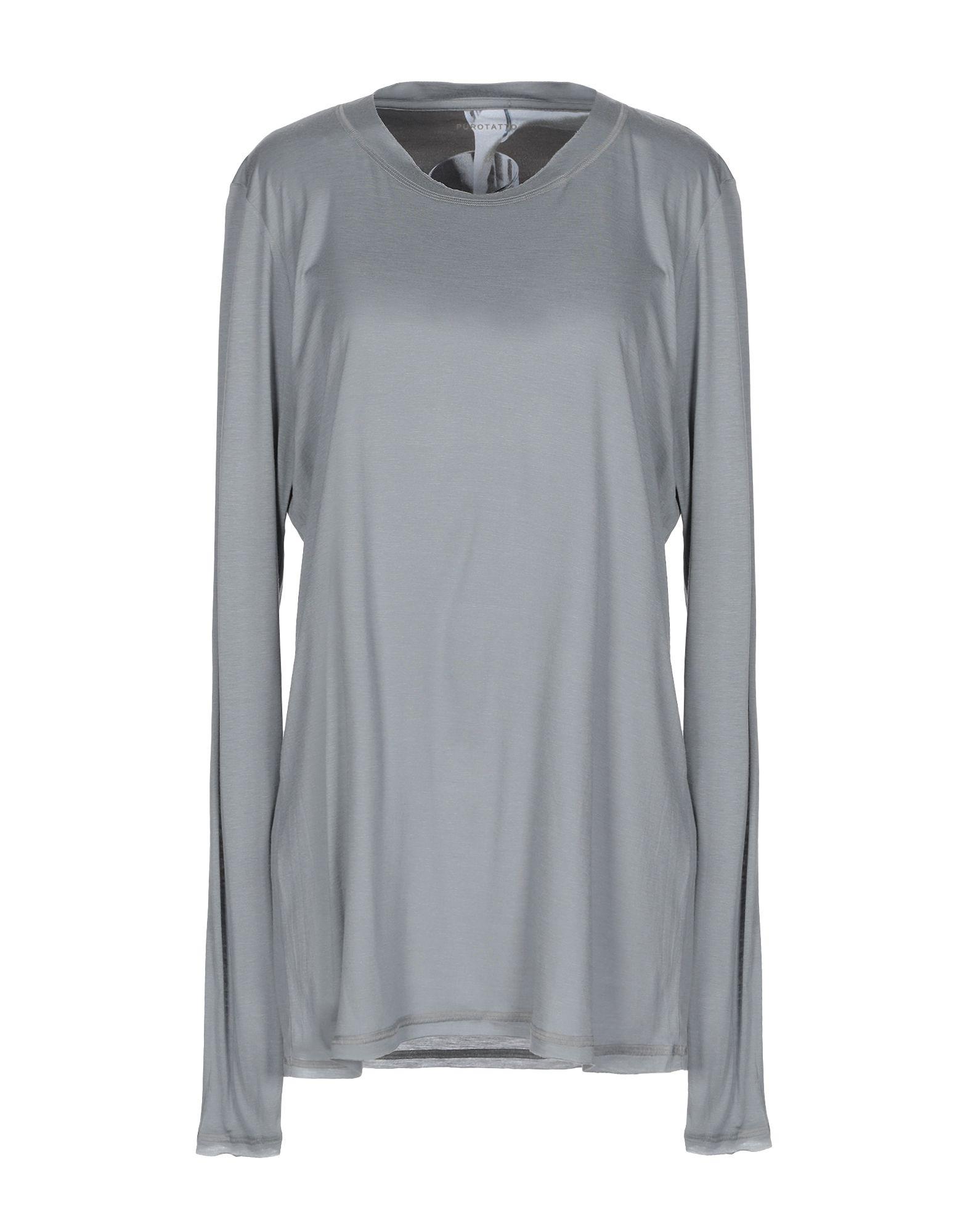 Purotatto T-shirt in Grey (Gray) - Lyst