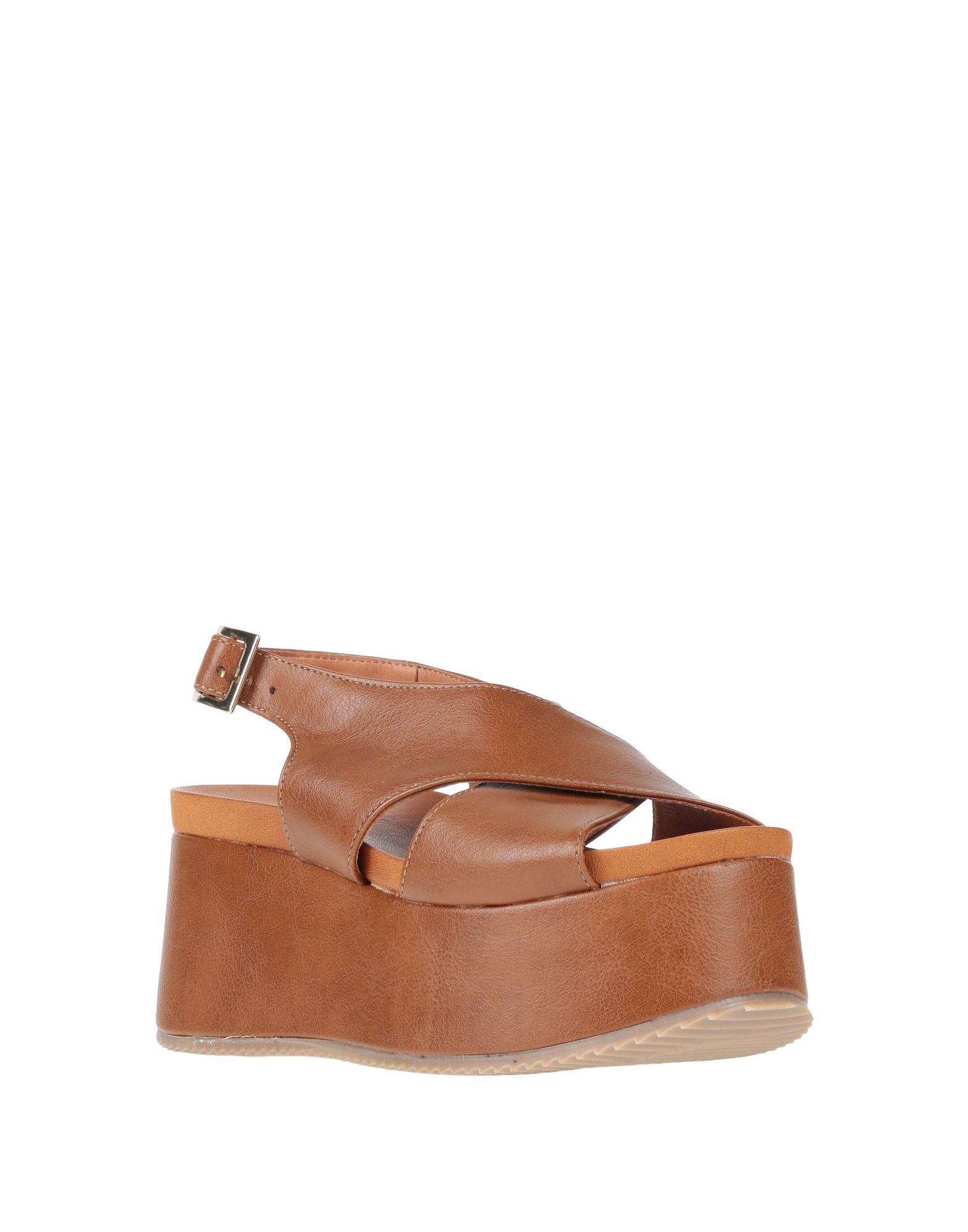 ELISA CONTE® Sandals in Brown | Lyst