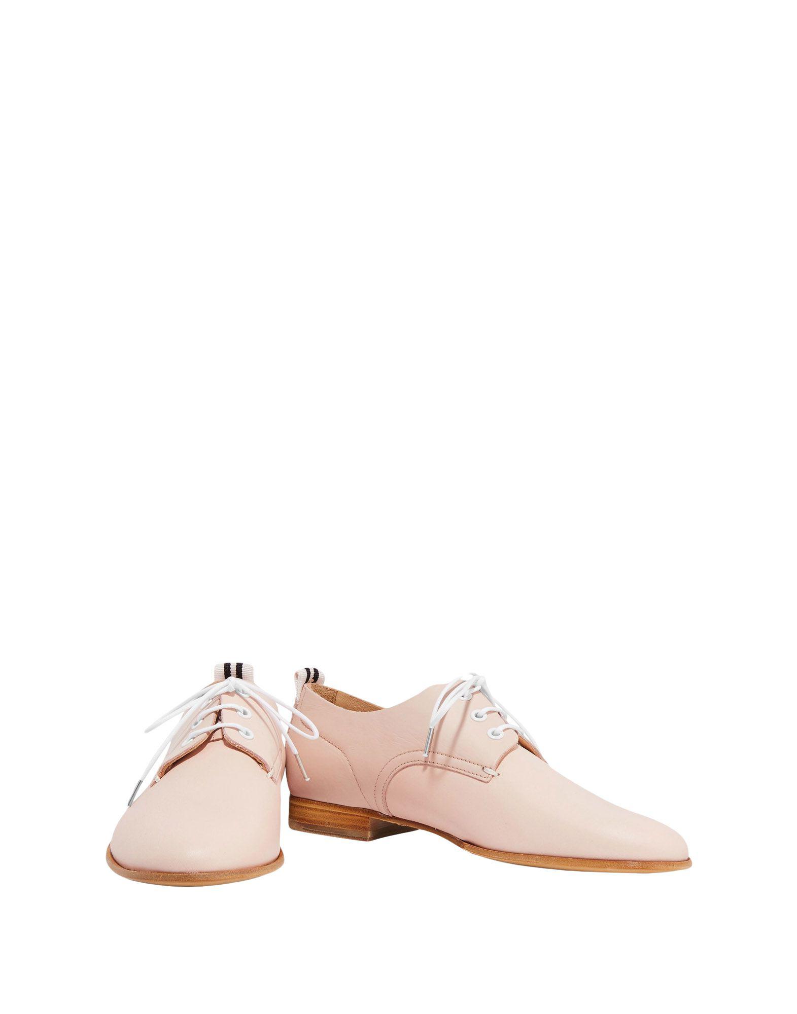 pink lace up shoes