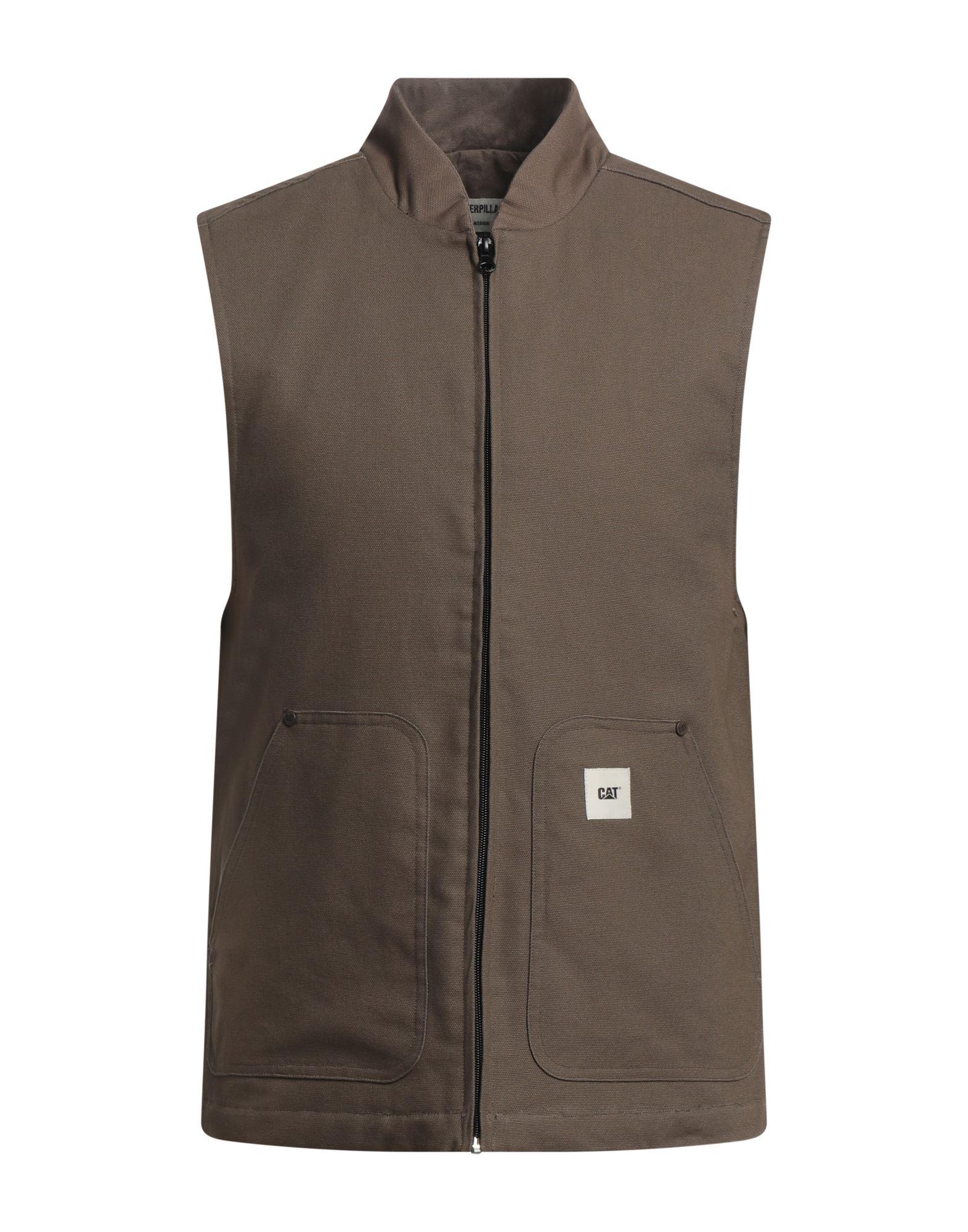 Veste sans manches Caterpillar pour homme en coloris Marron Lyst
