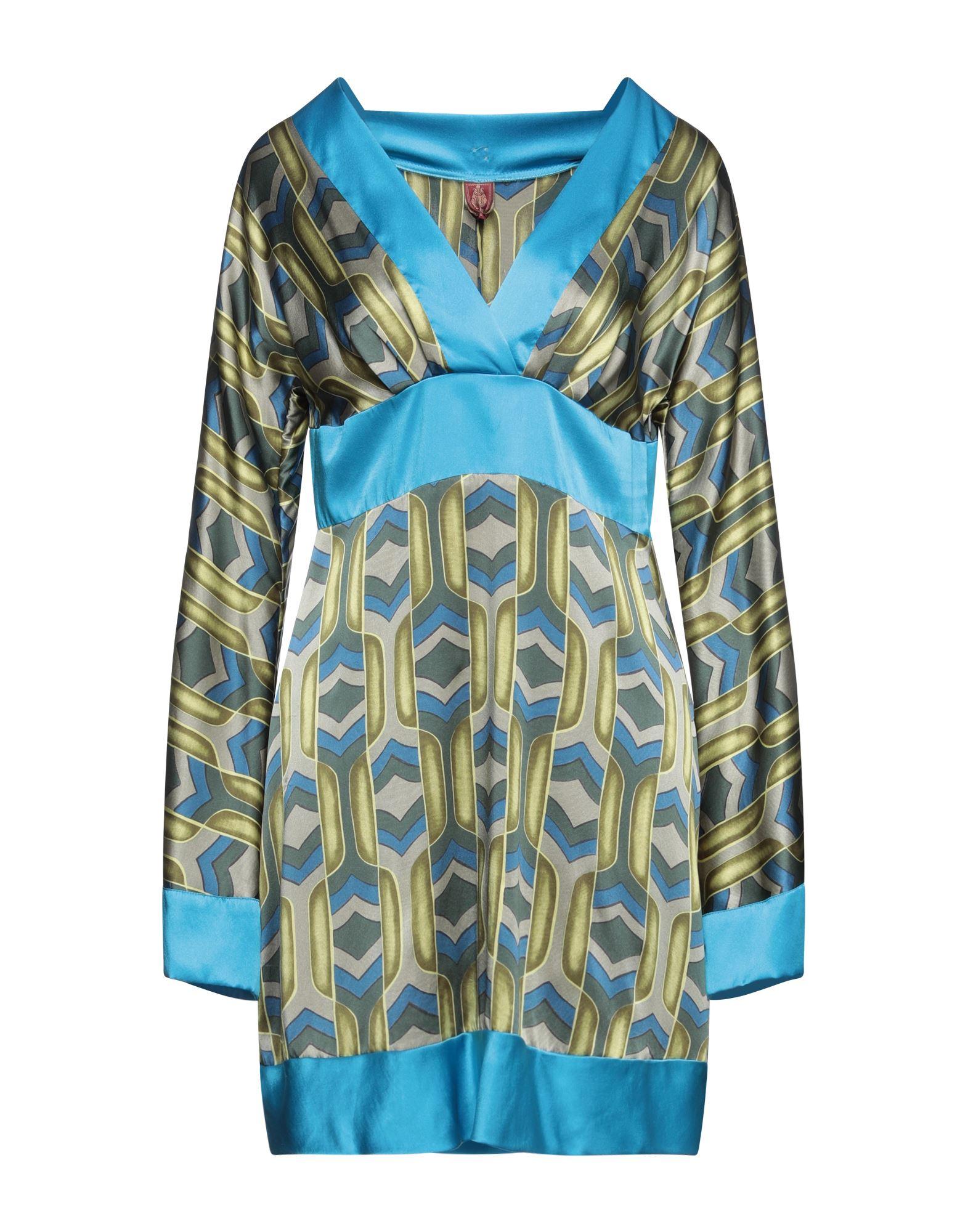 Dondup Short Dress in Military Green