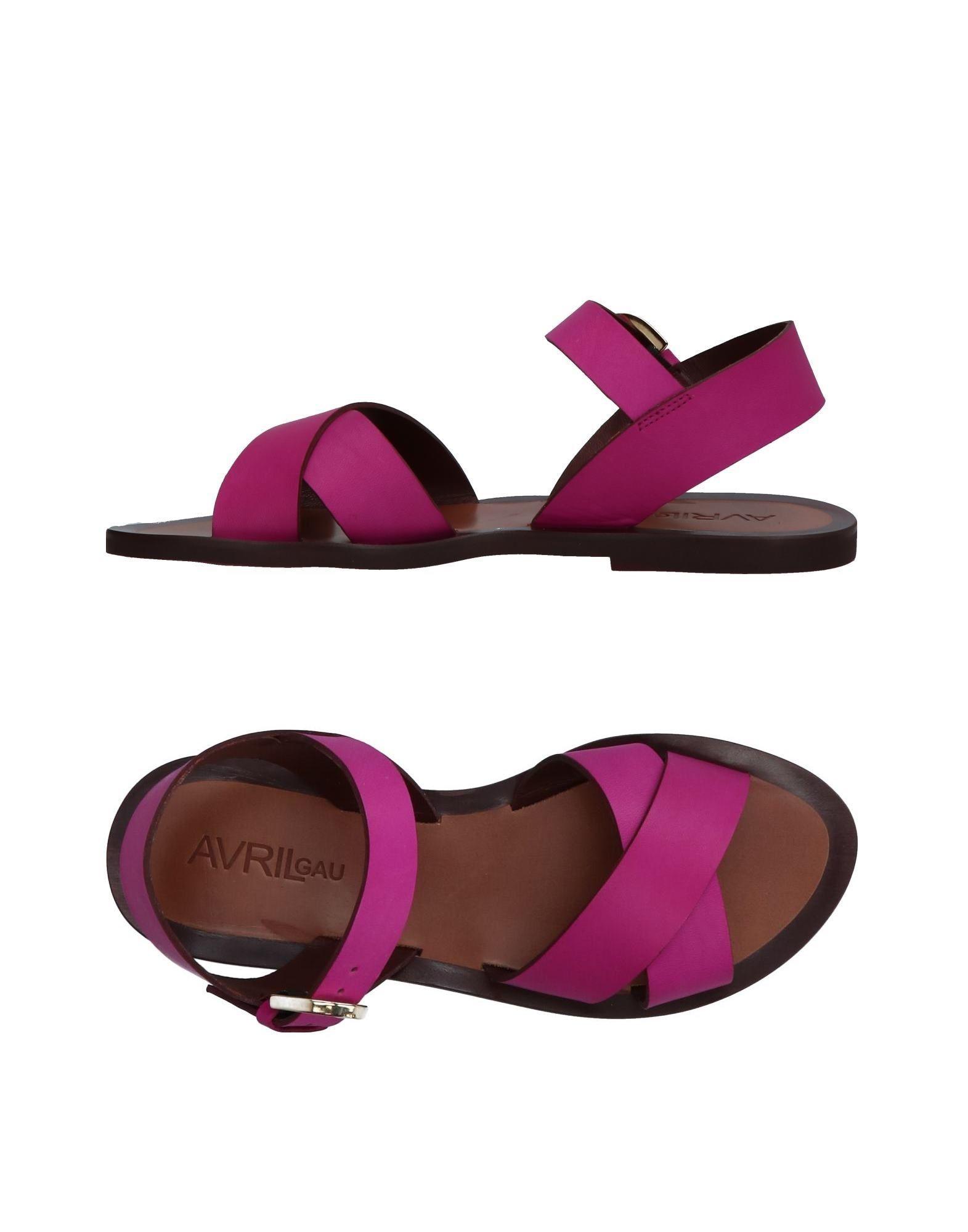 Avril Gau Leather Sandals in Fuchsia (Purple) - Lyst