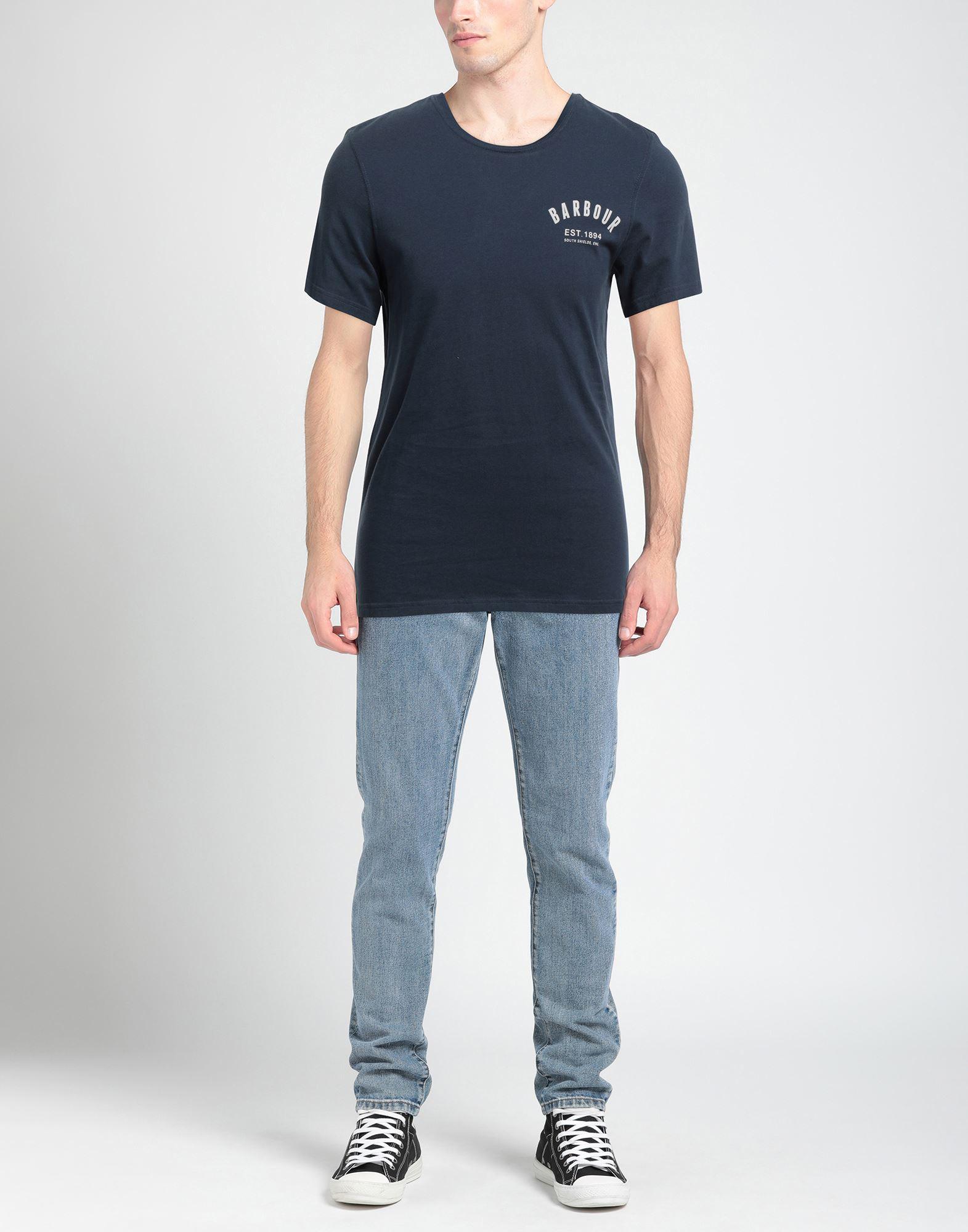 Barbour T-shirt in Blue for Men | Lyst