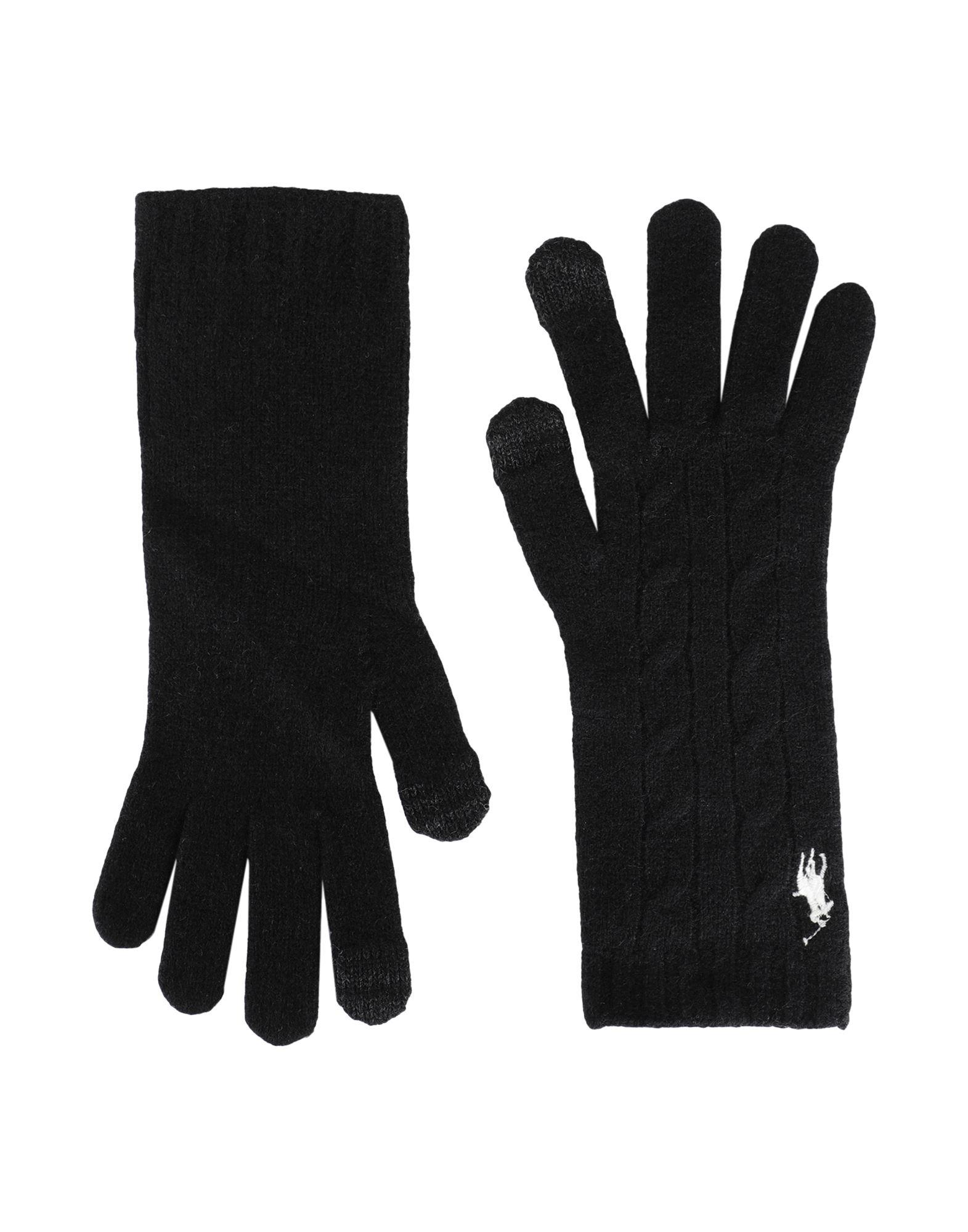 Polo Ralph Lauren Gloves in Black | Lyst