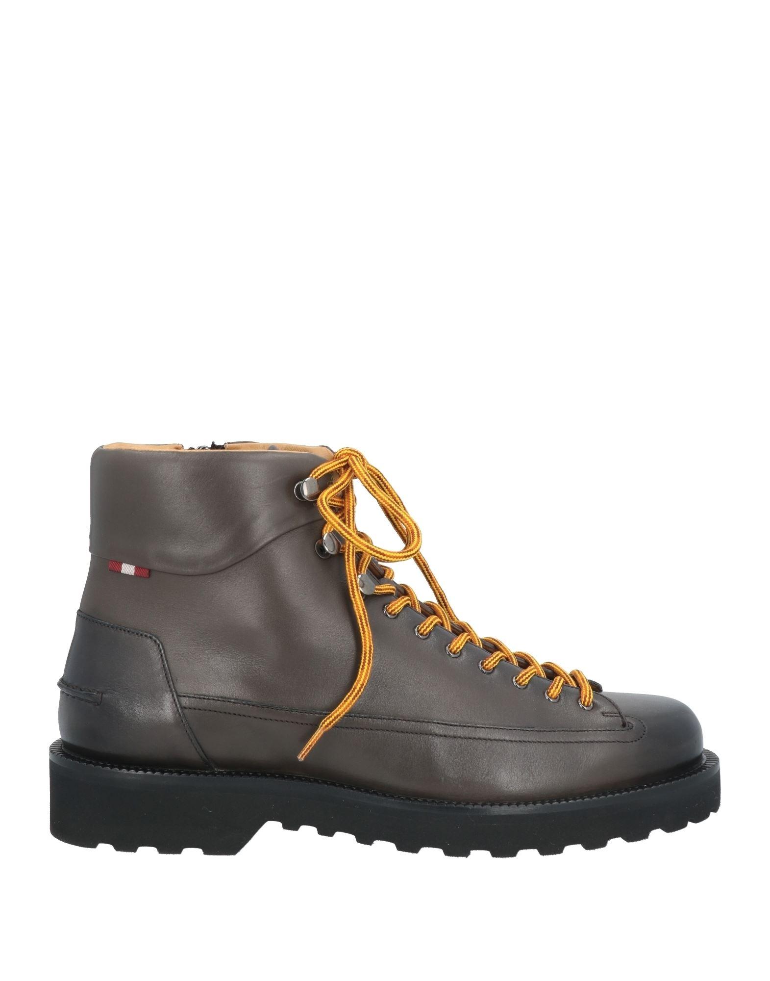 Bally Charcoal Ankle Boots Calfskin in Brown for Men | Lyst 