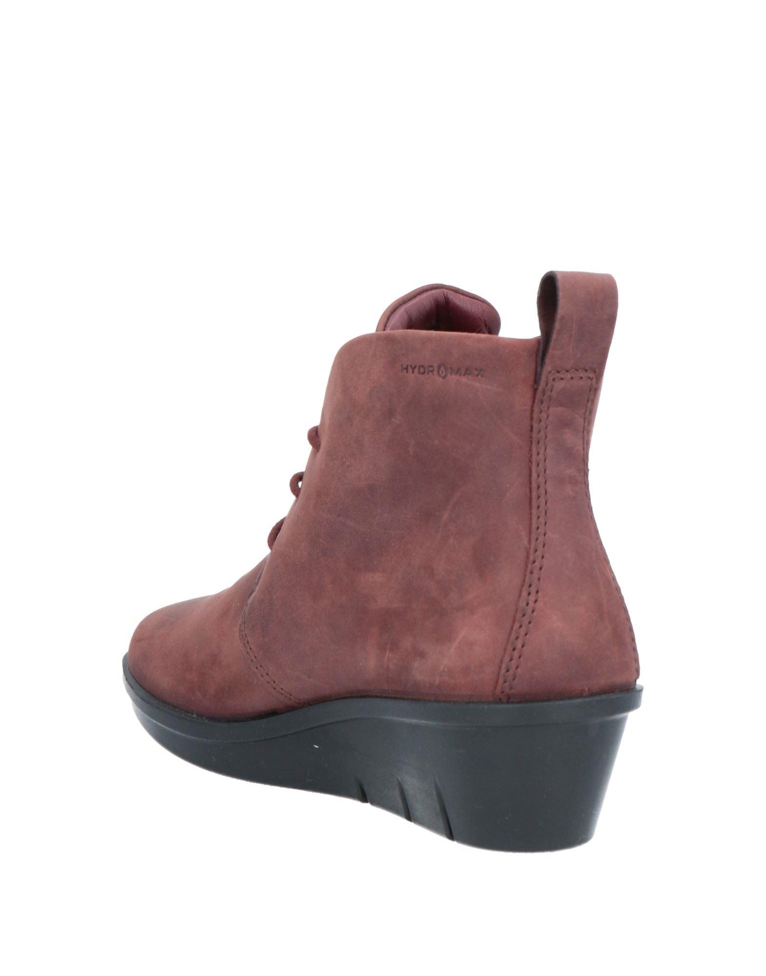 Ecco brown ankle boots sales