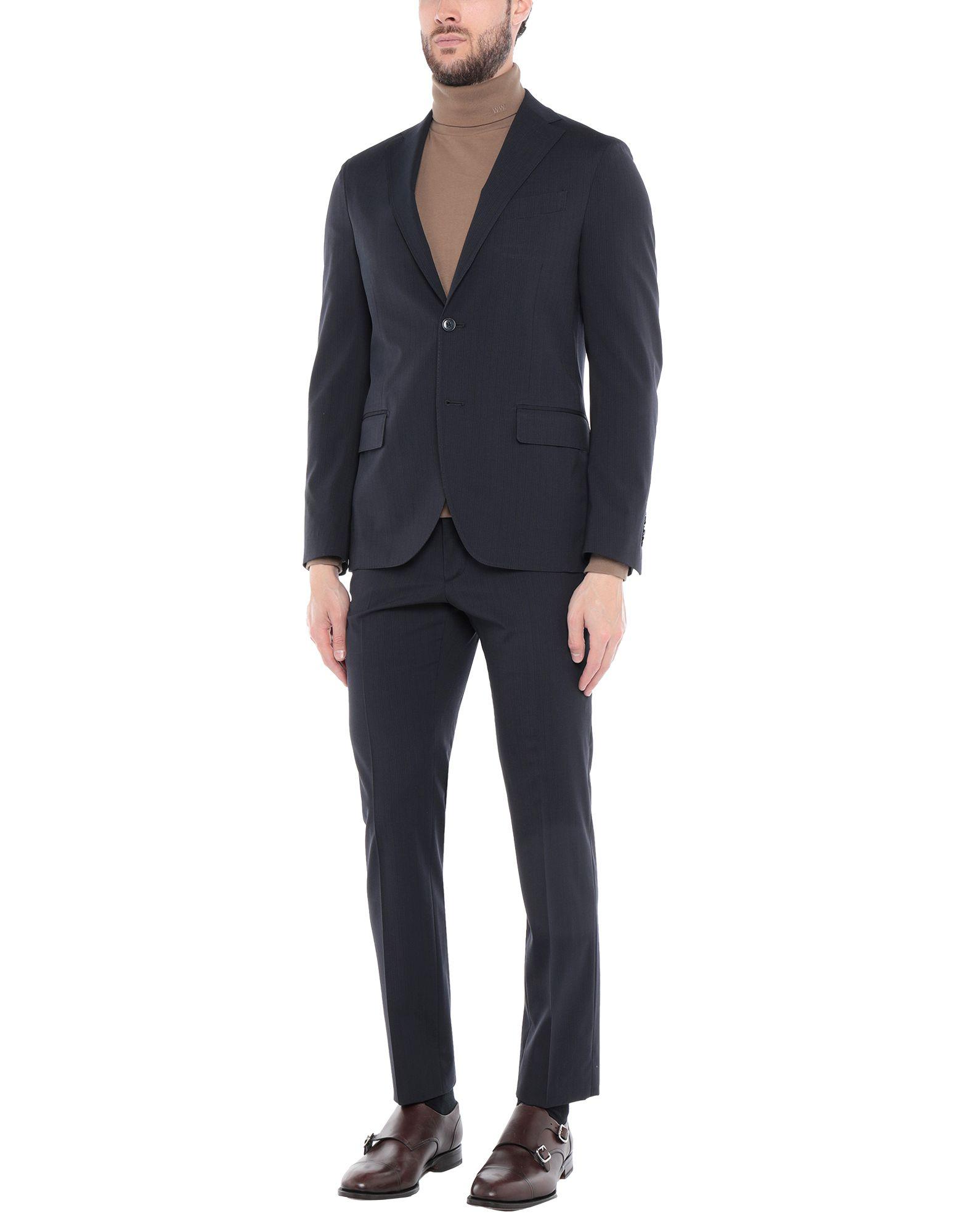 Lardini Wool Suit in Dark Blue (Blue) for Men - Lyst