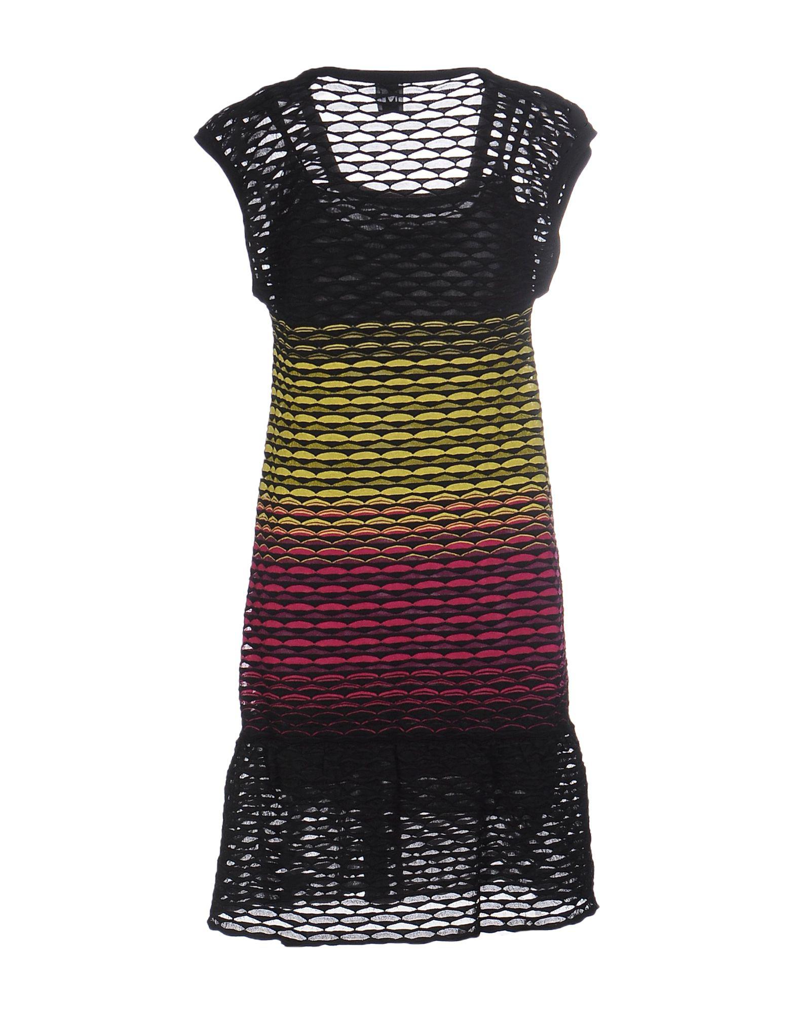 M Missoni Synthetic Short Dress in Black Lyst