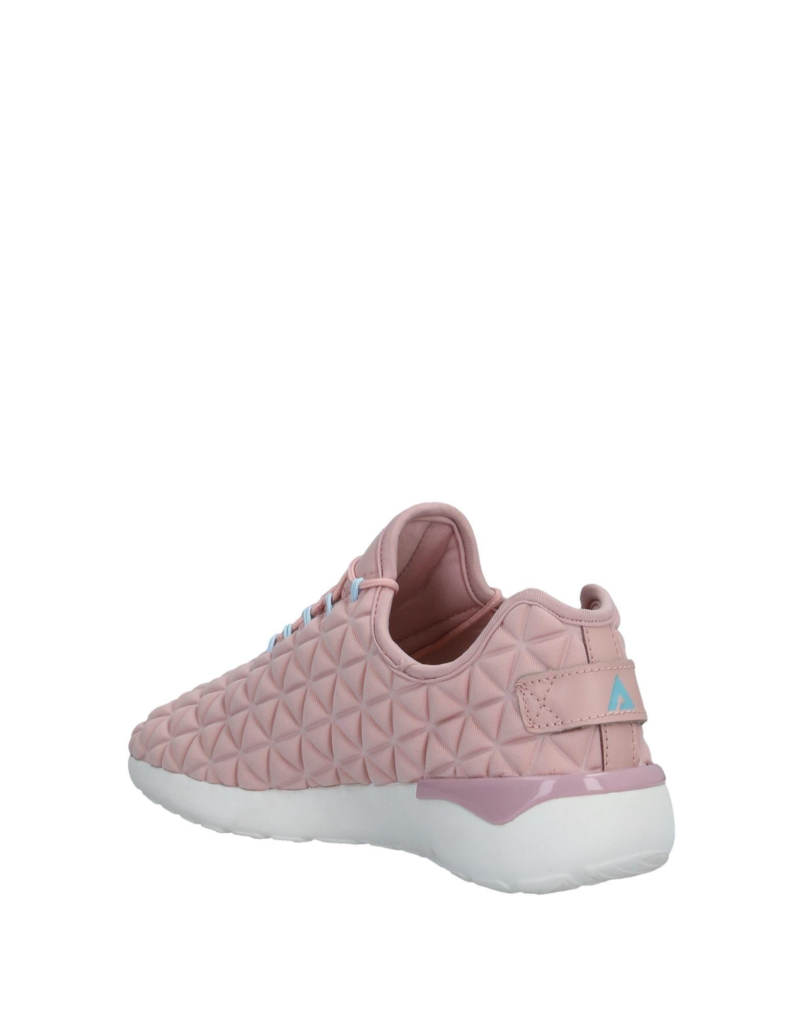 ASFVLT Sneakers Leather Low-tops & Sneakers in Pink - Lyst
