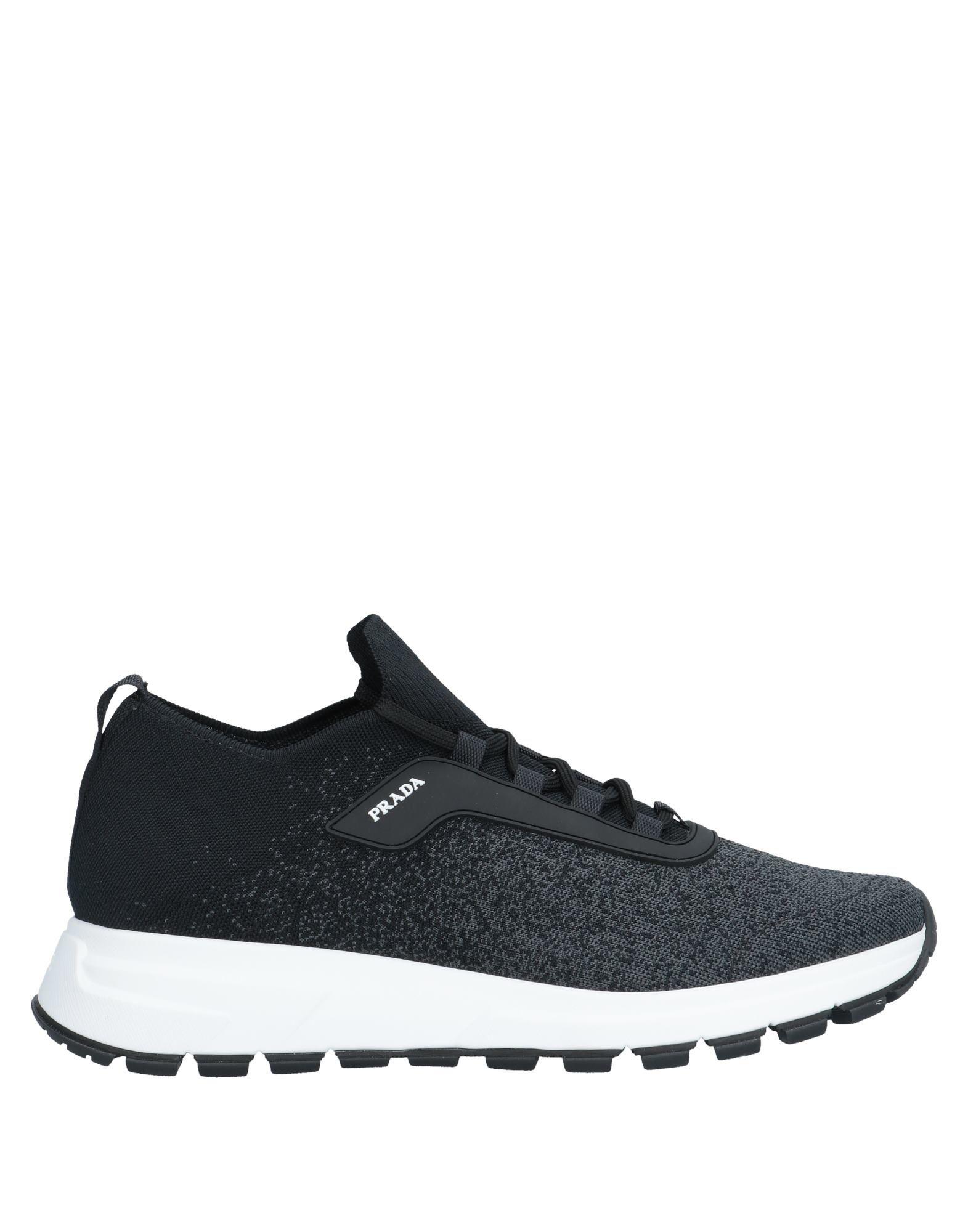 prada leather low top sneaker