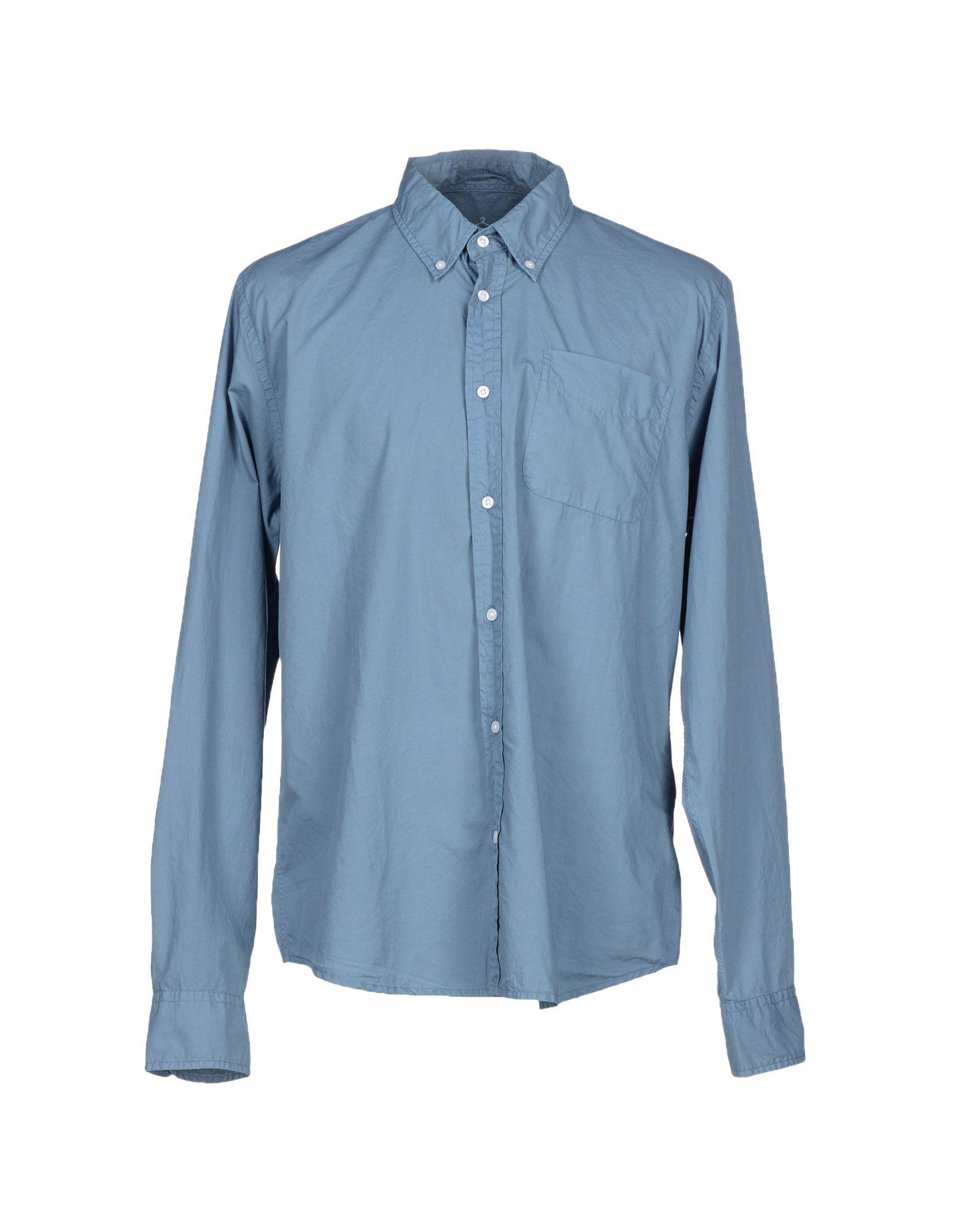 B.D. Baggies Cotton Shirt in Slate Blue (Gray) for Men - Lyst