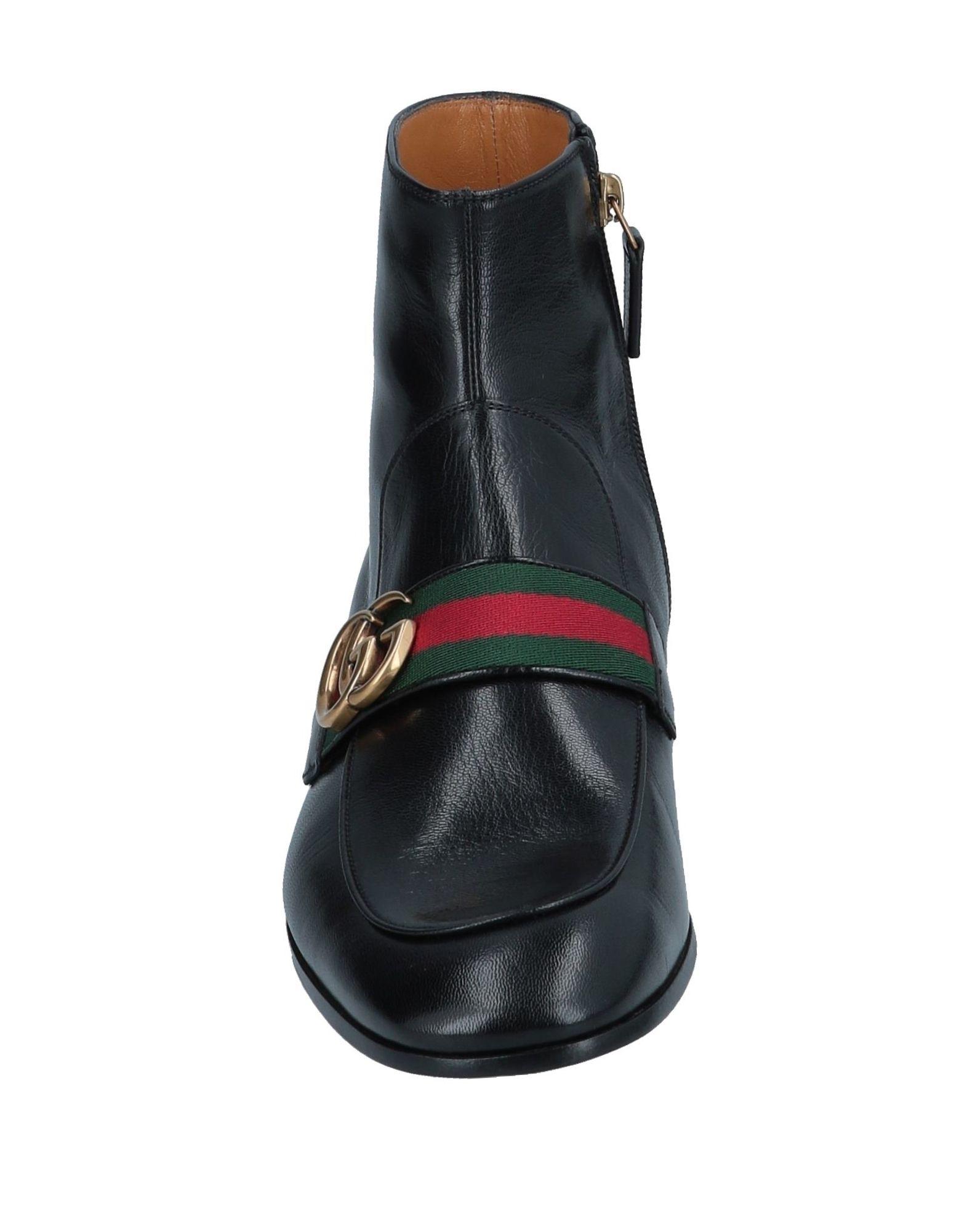 gucci flat ankle boots