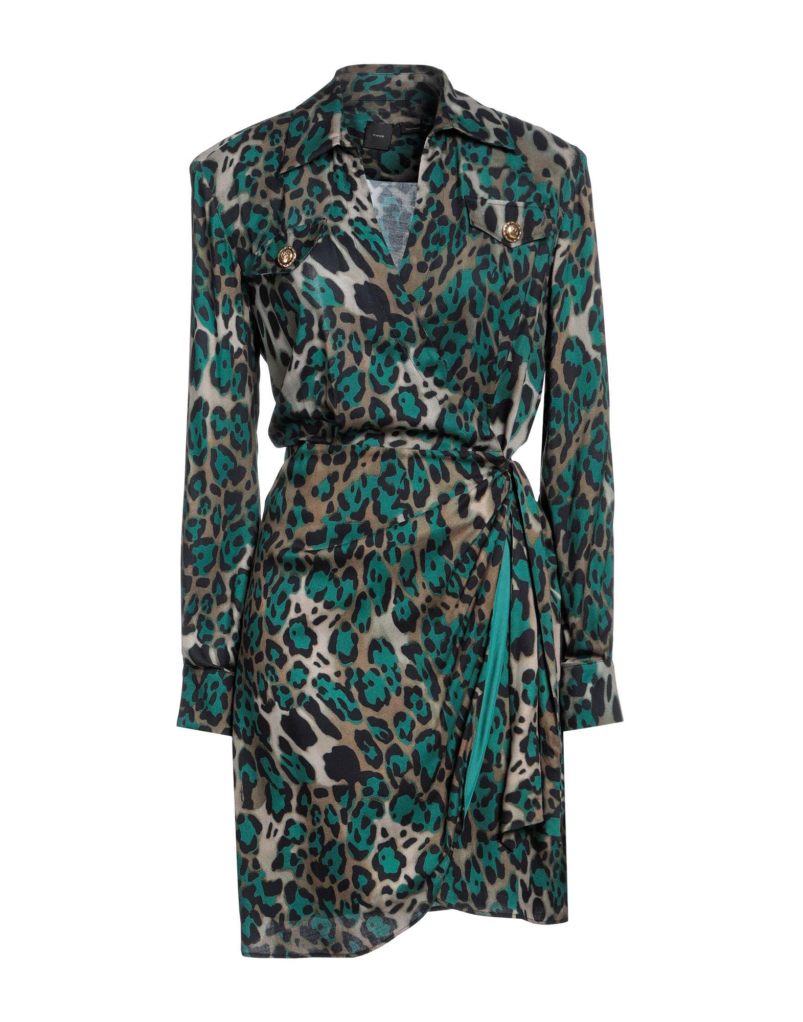 emerald green animal print dress Elevate Your Style with Our Leopard Print Dress XL main image 1