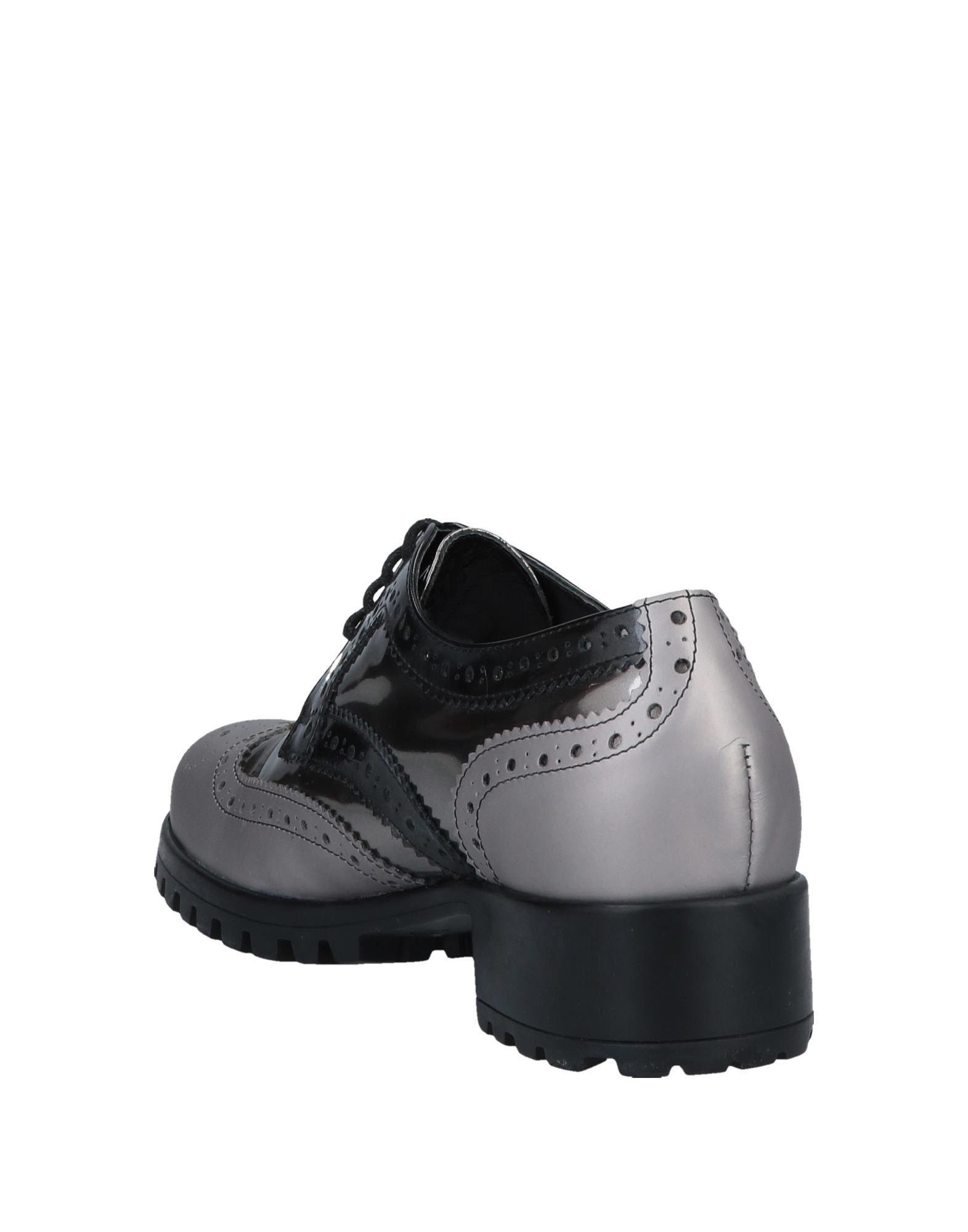 Loretta Pettinari Laceup Shoe in Grey (Gray) Lyst