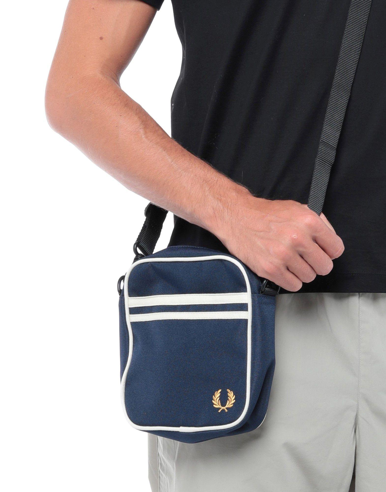Fred Perry Twin Tipped X Body Bag In Black/ Gold | sandystation.com
