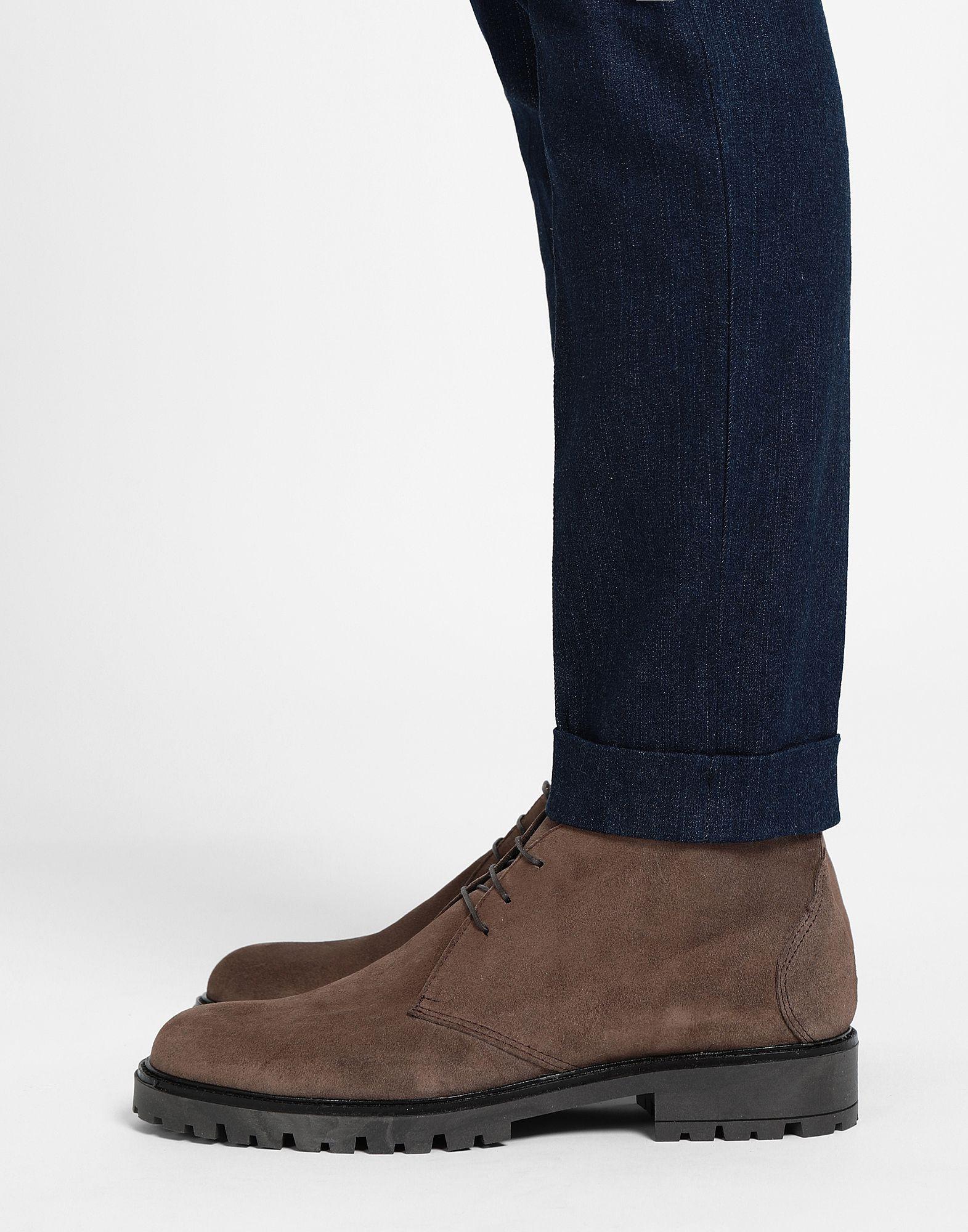 8 by YOOX Ankle Boots in Brown for Men - Lyst